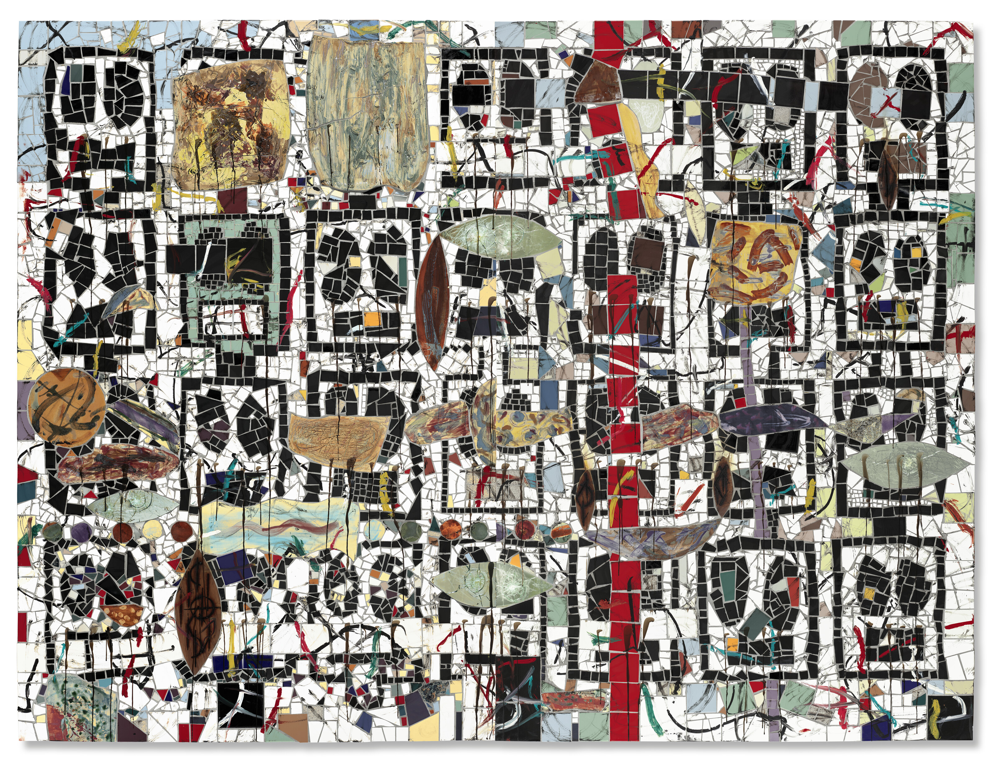 Rashid Johnson, Untitled Broken Crowd, 2021, offered in Beyond Ordinary - Then. Now. Next. Works from the Zabludowicz Collection on 25 June 2026 at Christie's in London