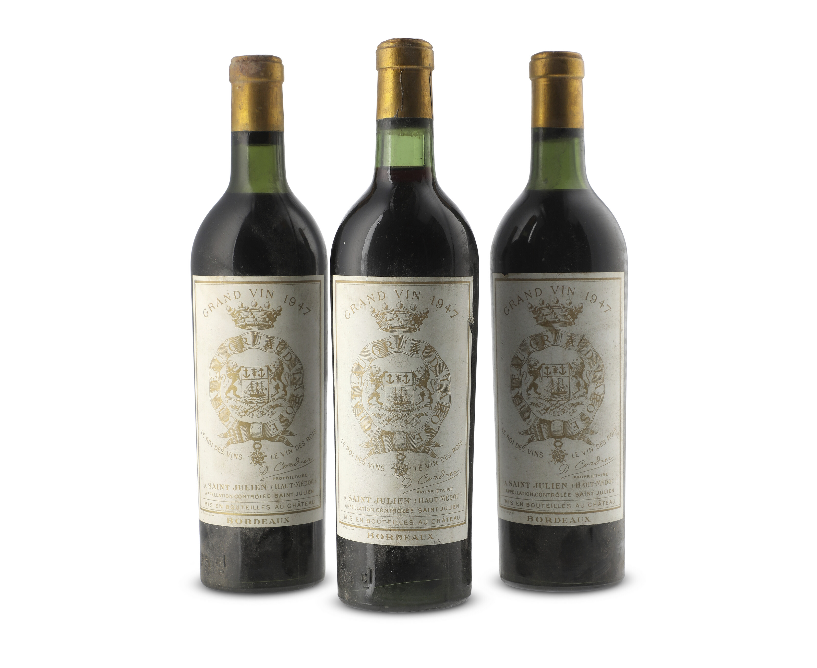 Château Gruaud Larose 1947, Saint-Julien, 2ème Cru Classé U. 1x bon and ...