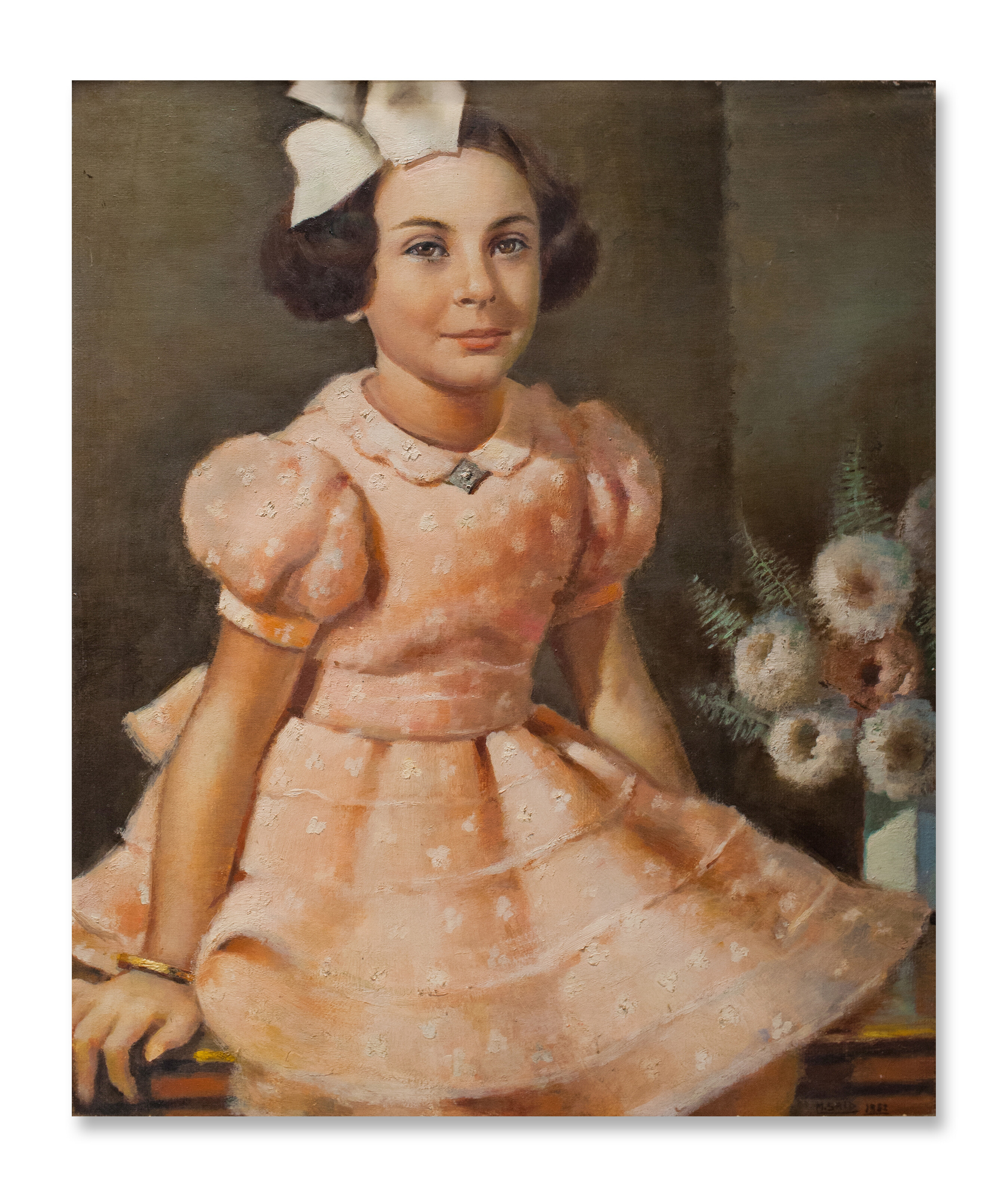 Mahmoud Said, Portrait de Princesse Fadia (Portrait of Princess Fadia), 1952, offered in MAWASIM: 20 Years of Modern and Contemporary Middle Eastern Art on 1 November 2026 at Christie's in Abu Dhabi