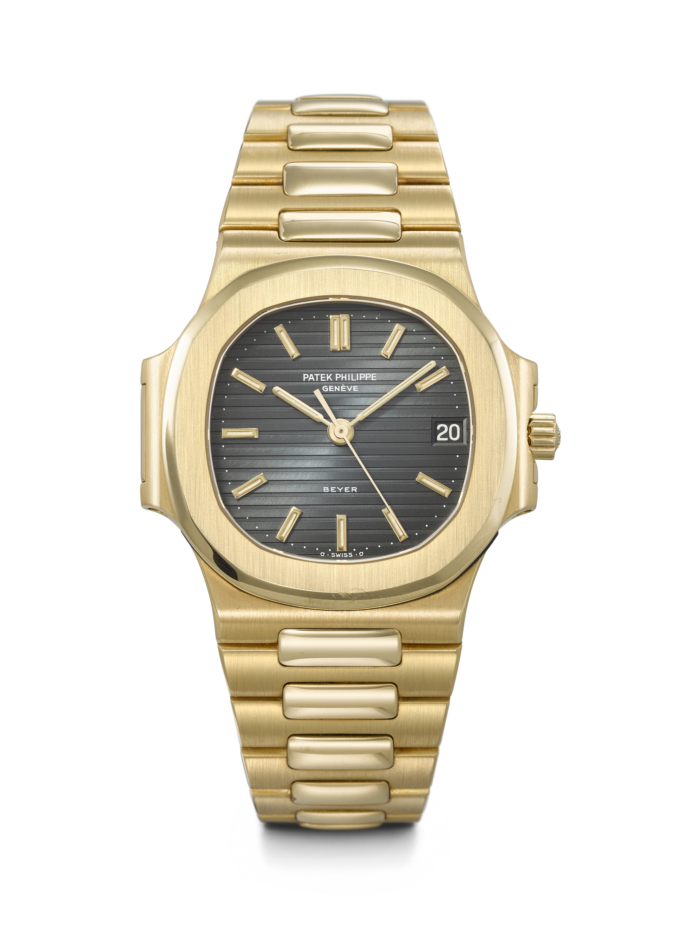 PATEK PHILIPPE. A HIGHLY UNUSUAL AND ATTRACTIVE 18K GOLD