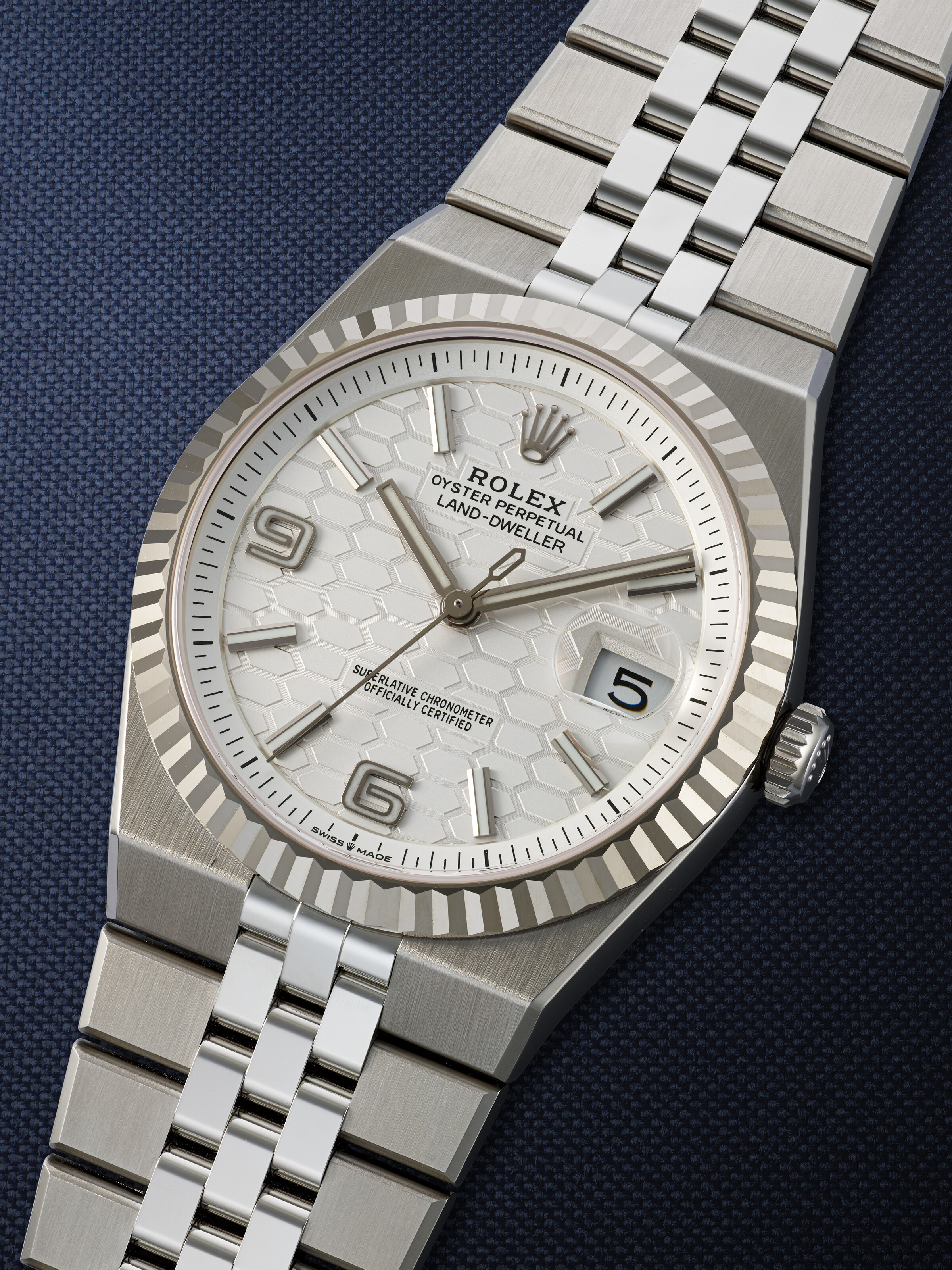 ROLEX, STAINLESS STEEL 'LAND-DWELLER', REF. 127334, SERIAL NO