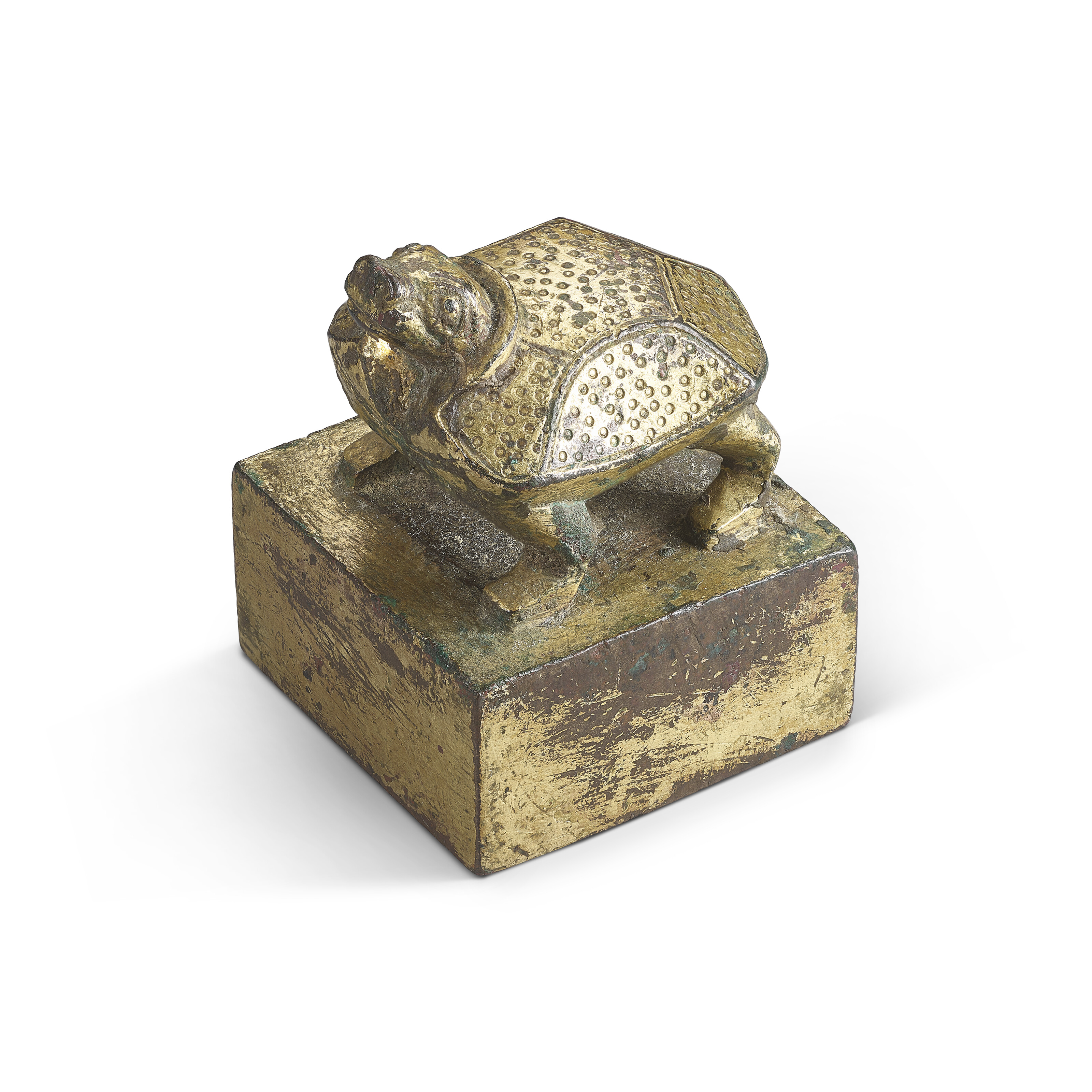 清乾隆白玉雕饕餮紋舖獸首銜活環耳瓶「大清乾隆仿古」刻款, QIANLONG