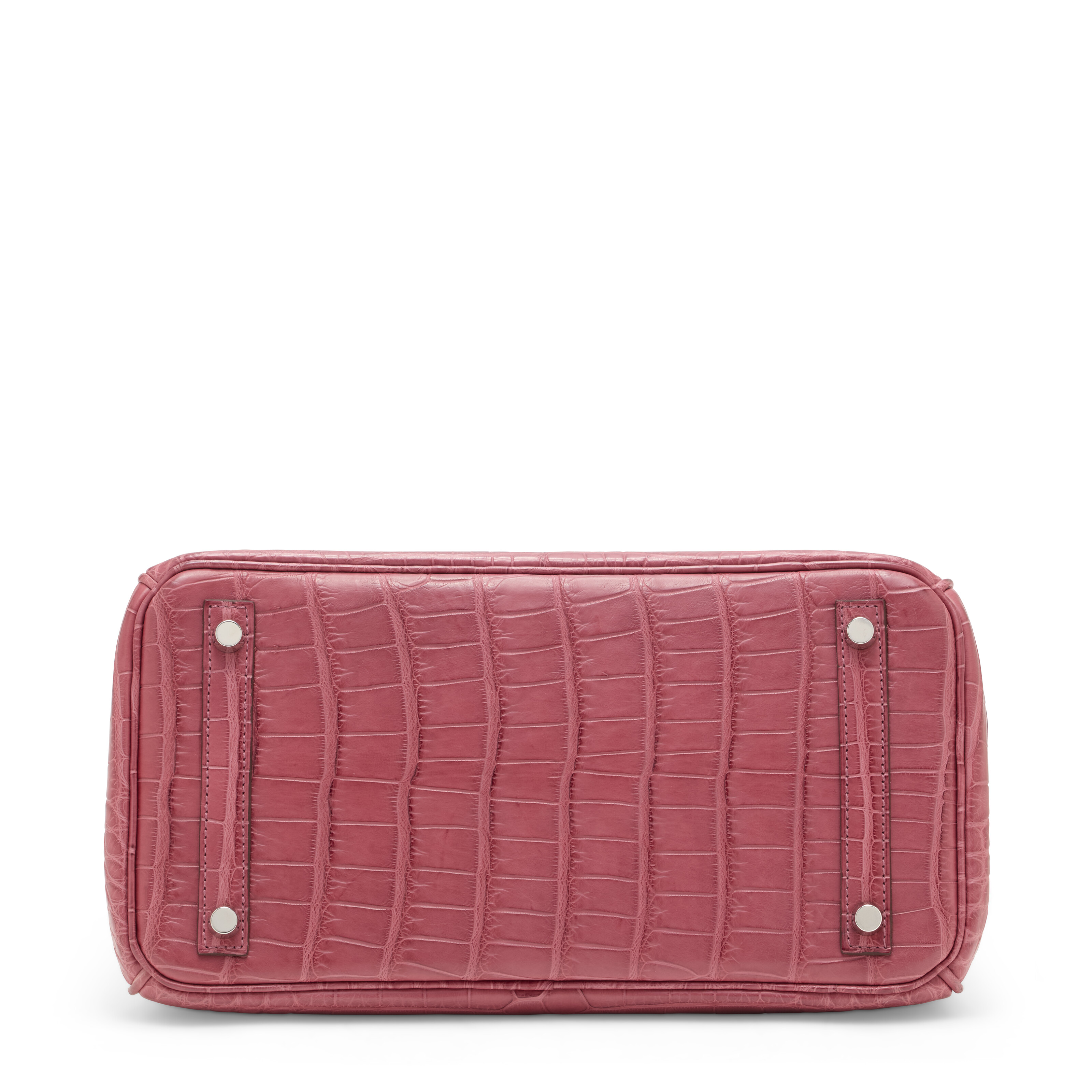 A MATTE BOIS DE ROSE ALLIGATOR BIRKIN 30 WITH PALLADIUM HARDWARE