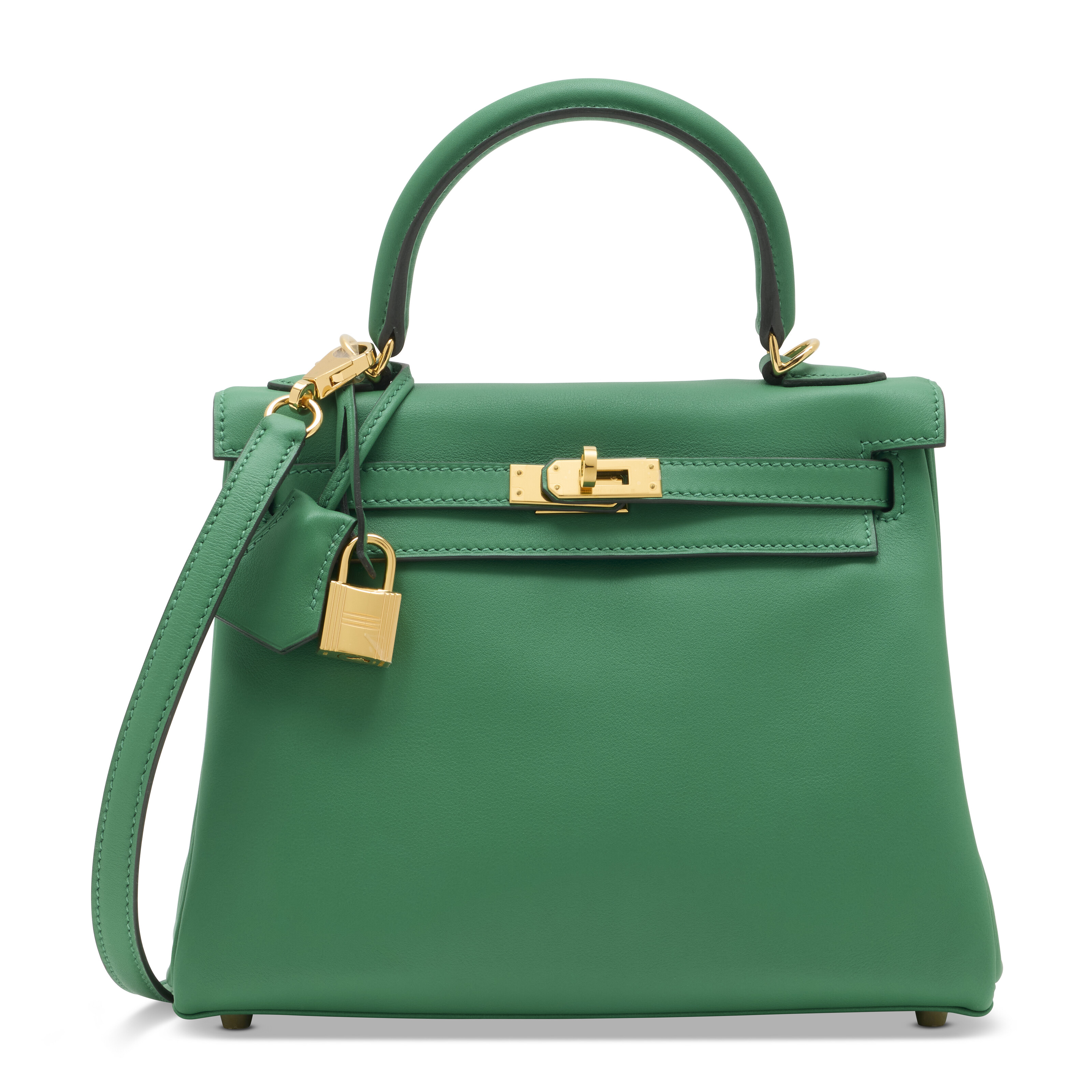 A VERT VÉRONE NEGONDA LEATHER GARDEN PARTY 30 WITH PALLADIUM