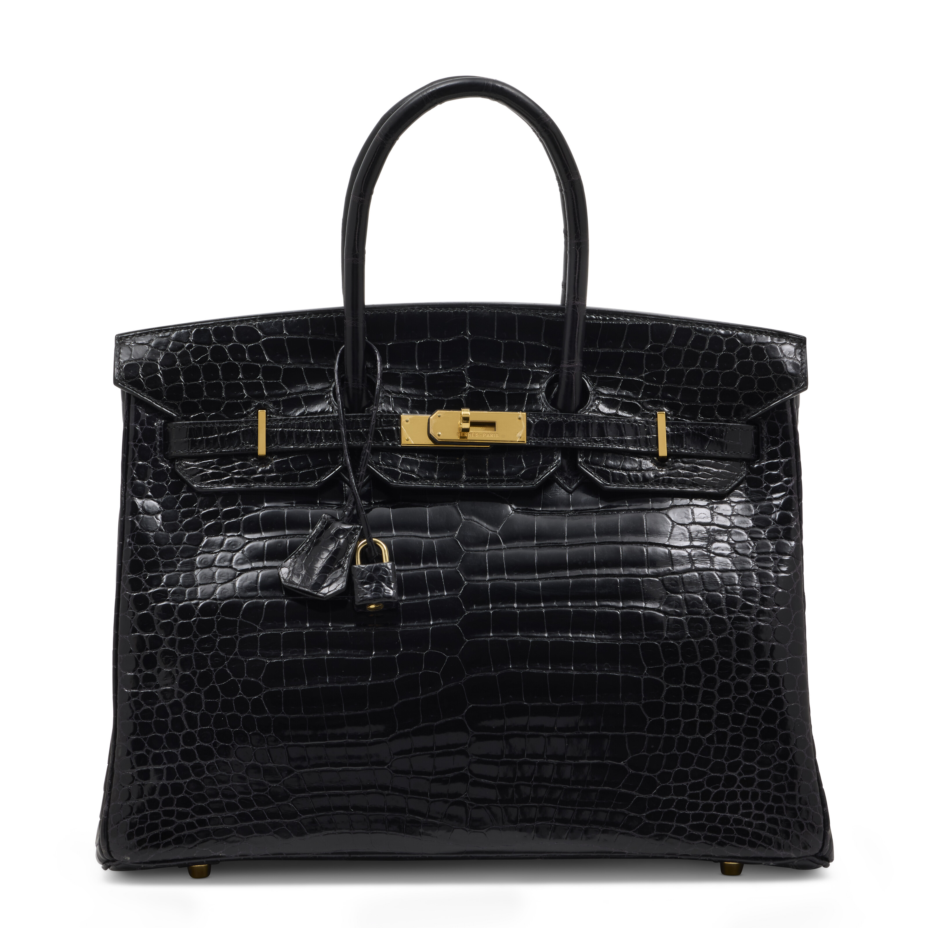 A LIMITED EDITION BLACK SWIFT LEATHER SHADOW BIRKIN 35 WITH