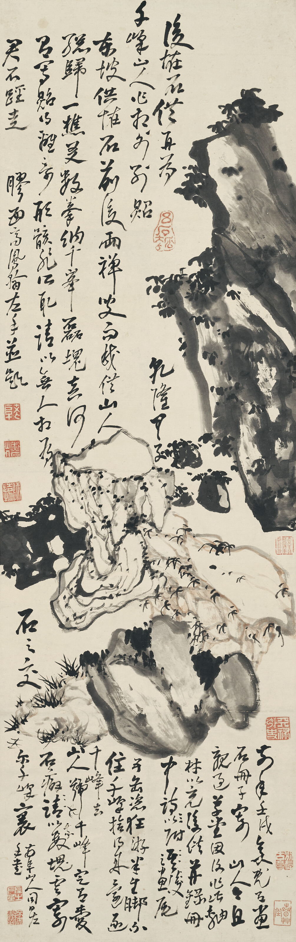 清八大山人（1626-1705）, 雙鷹圖| Christie's