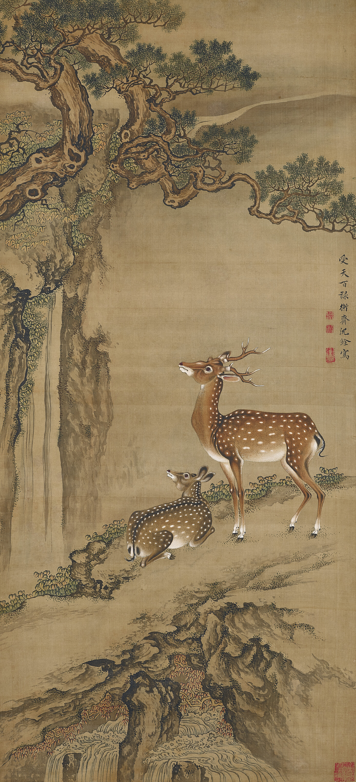 清八大山人（1626-1705）, 雙鷹圖| Christie's