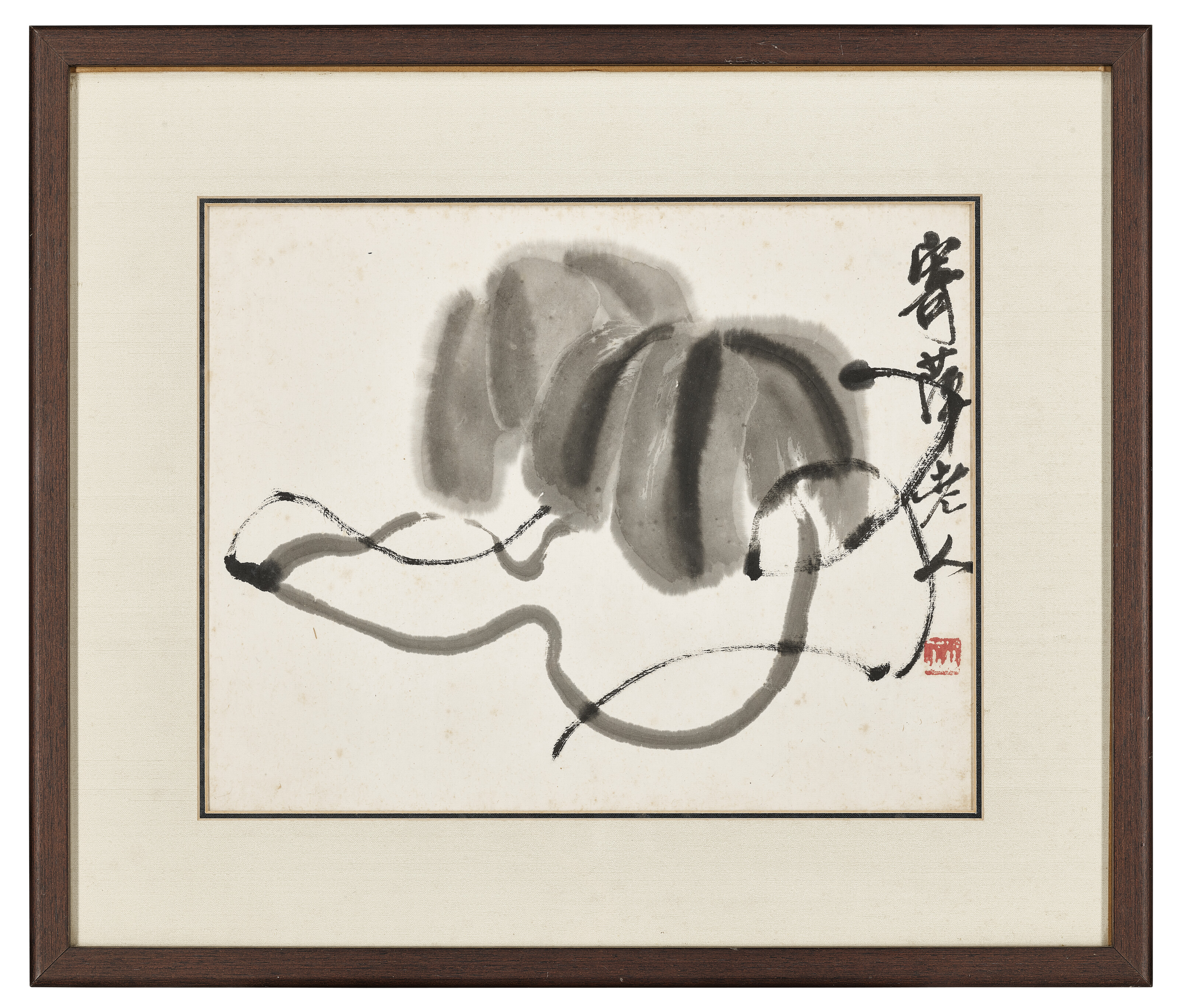 齊白石（1863-1957）, 瓜葉| Christie's