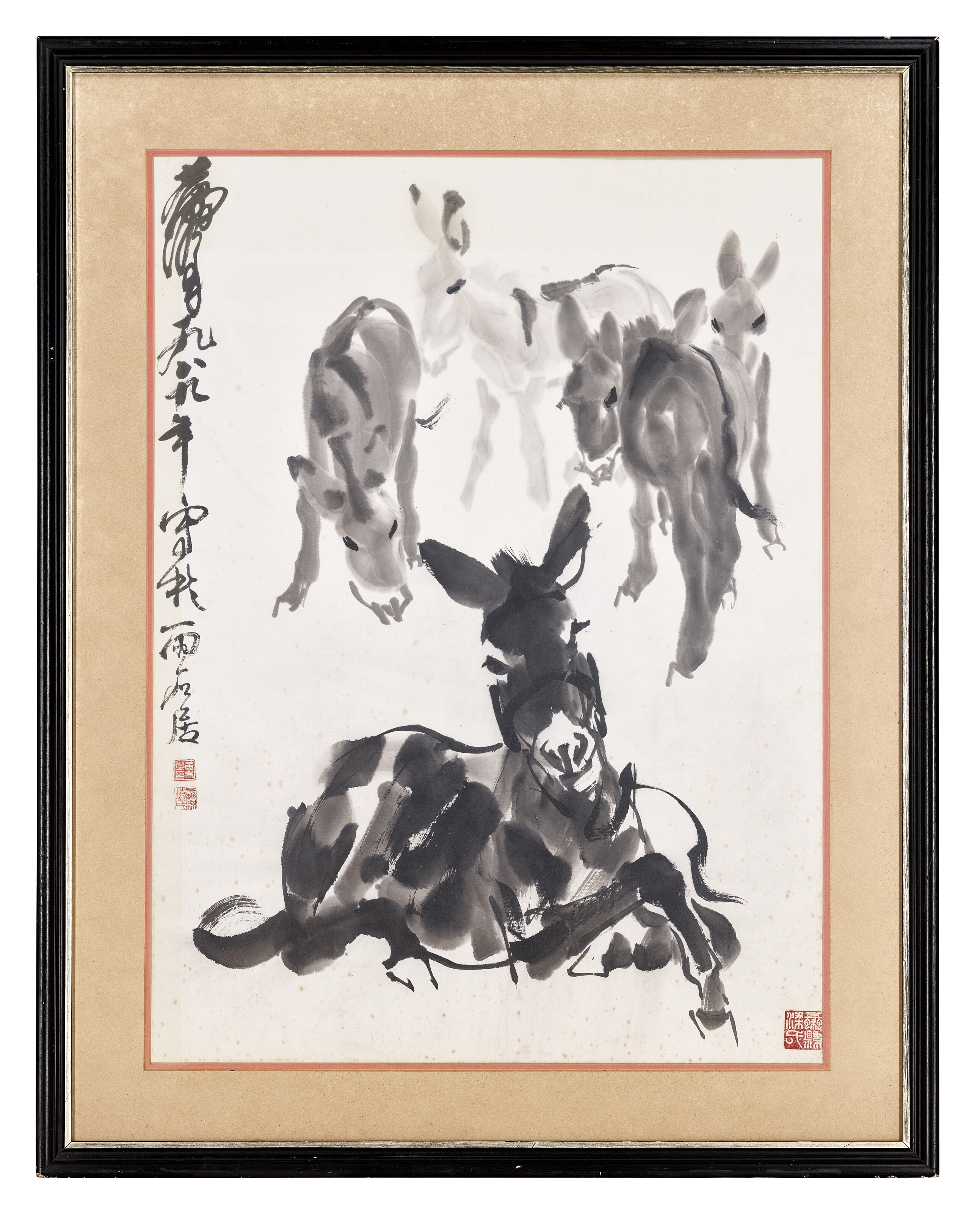 黃冑（1925-1997）, 五驢圖| Christie's