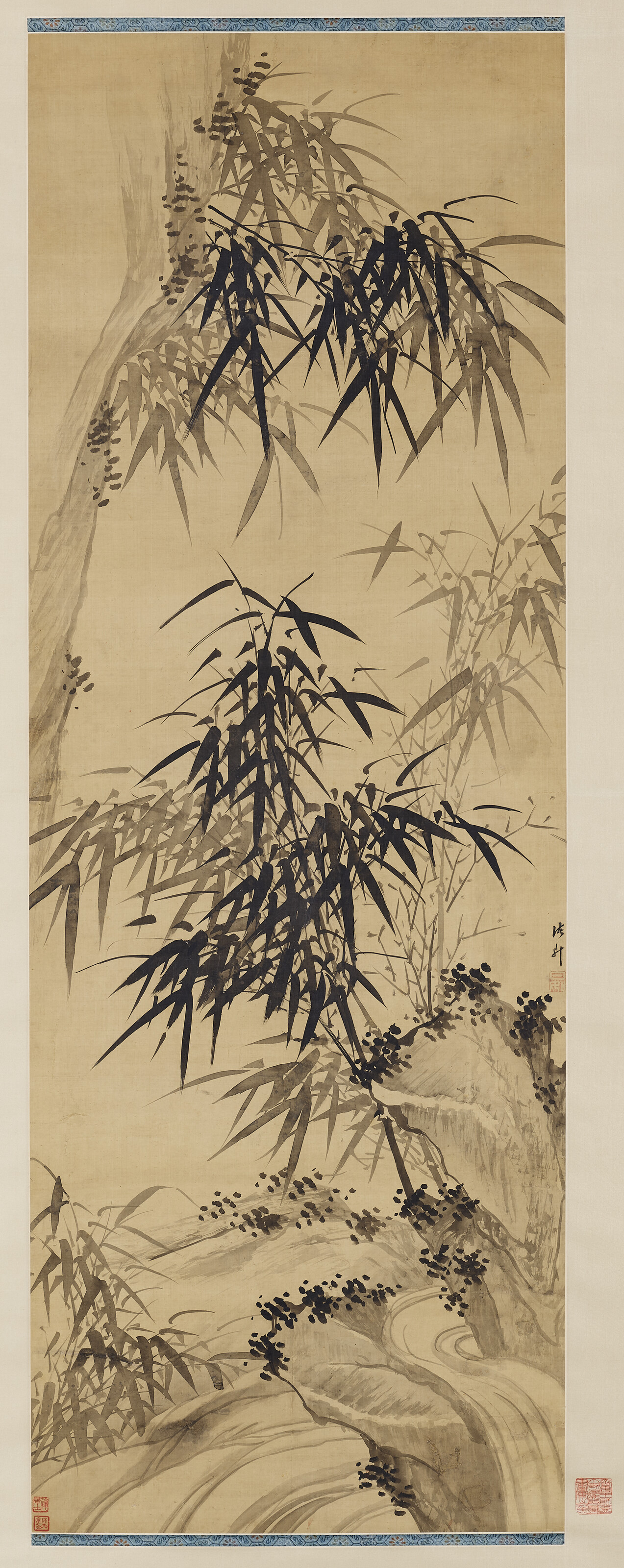 ZHU SHENG (1618-CIRCA 1690), Bamboo and Rock | Christie's