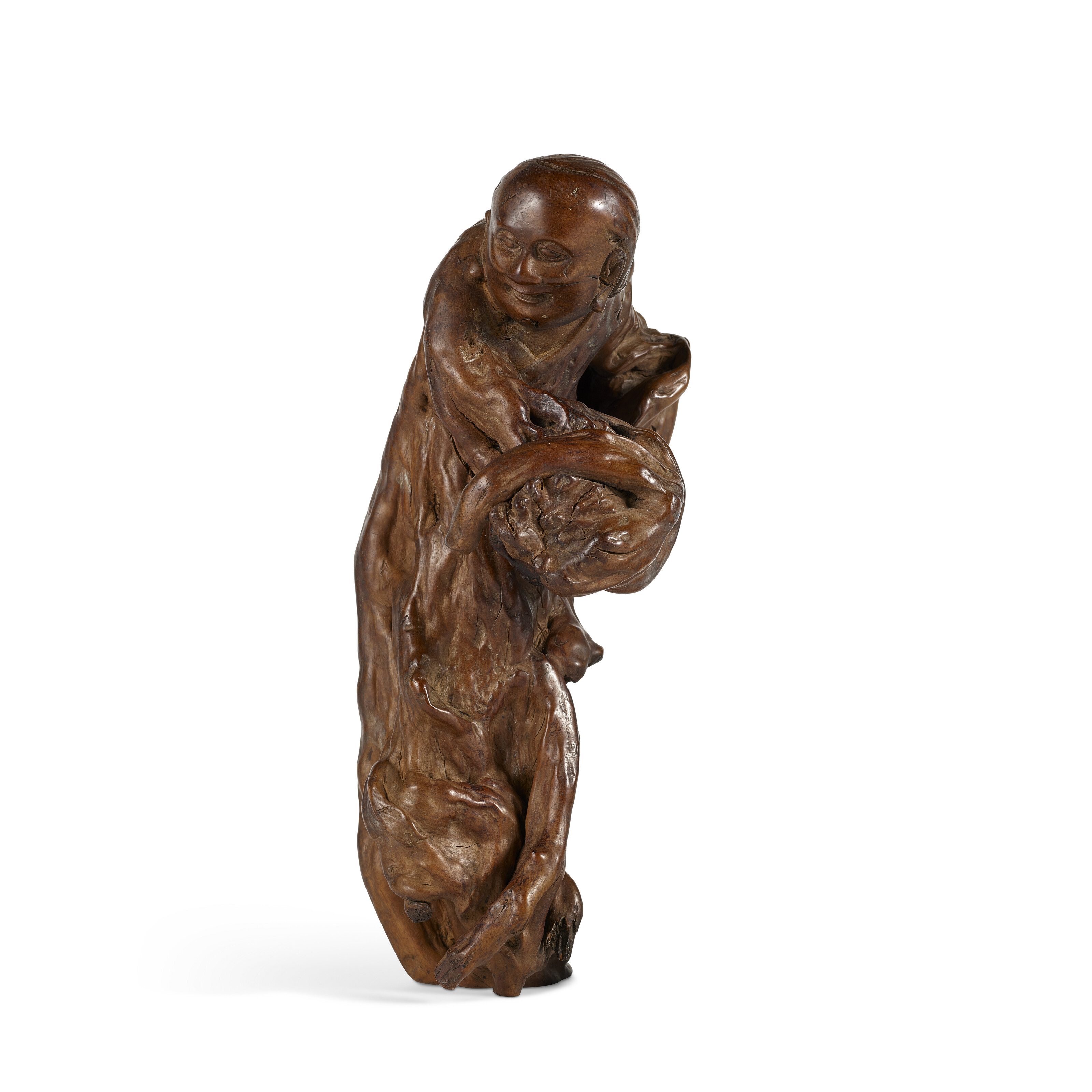 Catalog image of A BOXWOOD FIGURE OF LIUHAI