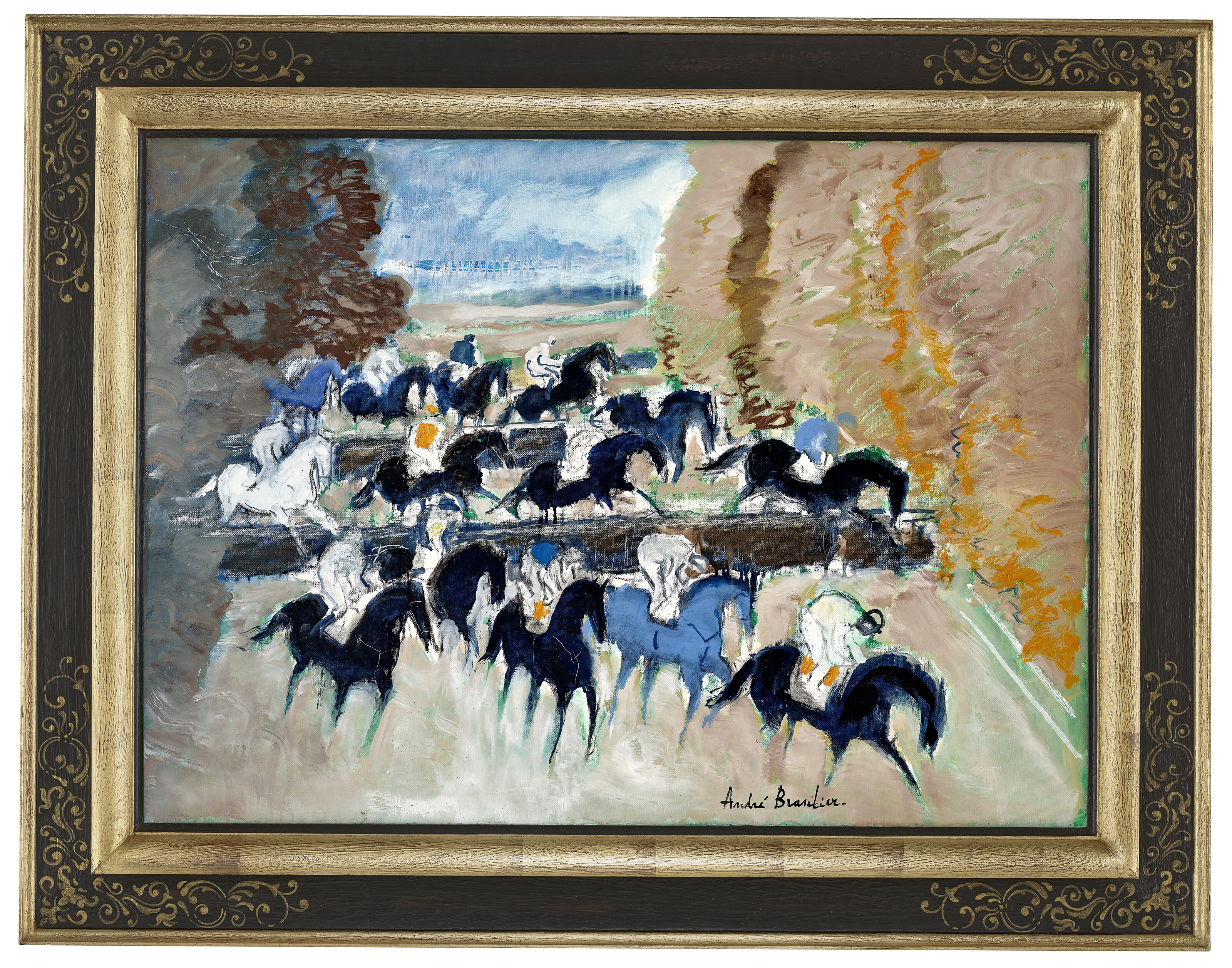 ANDRÉ BRASILIER (B. 1929), Entraînement en automne (Autumn