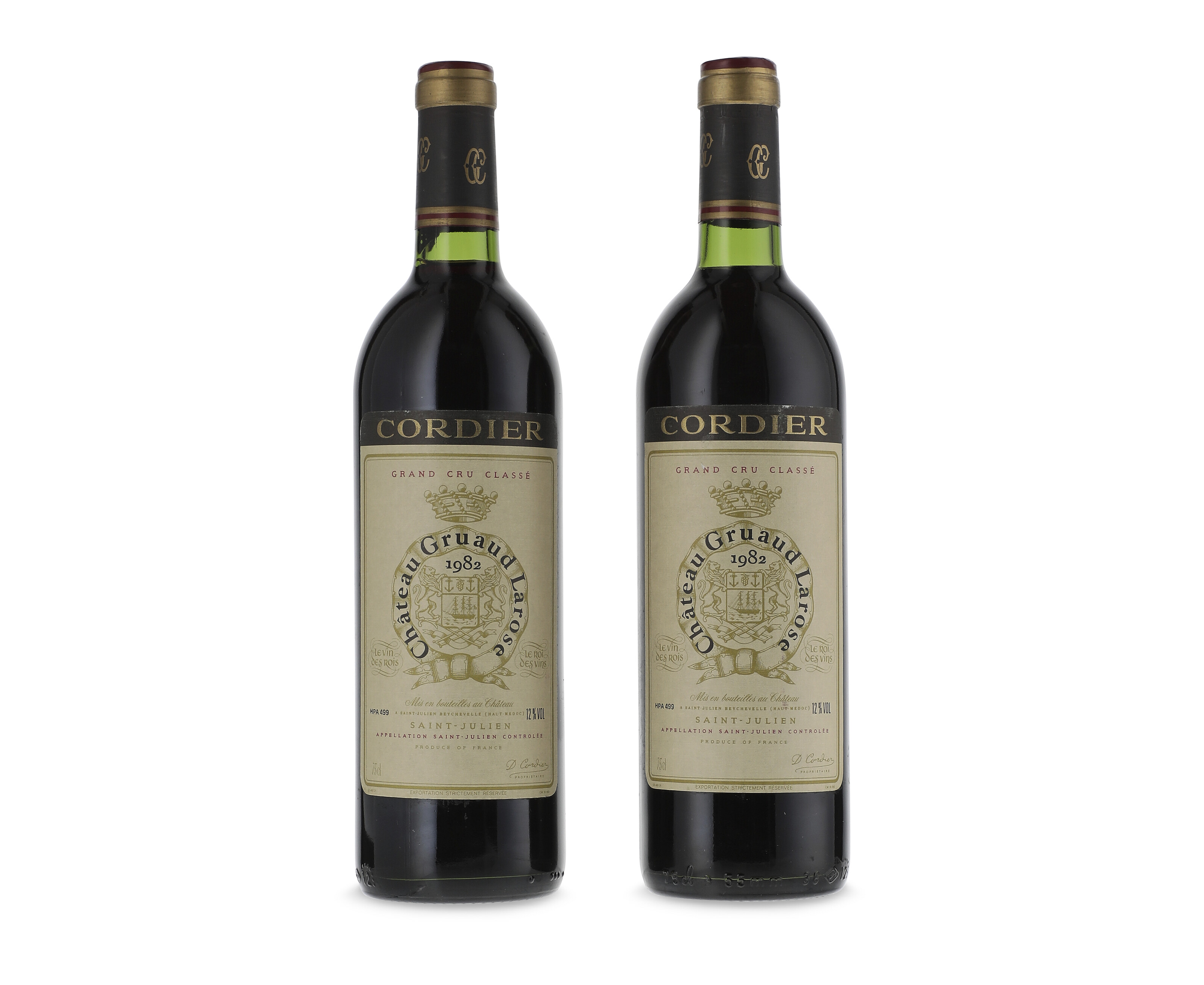 Château Gruaud Larose 1982, Saint-Julien, 2ème Cru Classéu. bn or ...