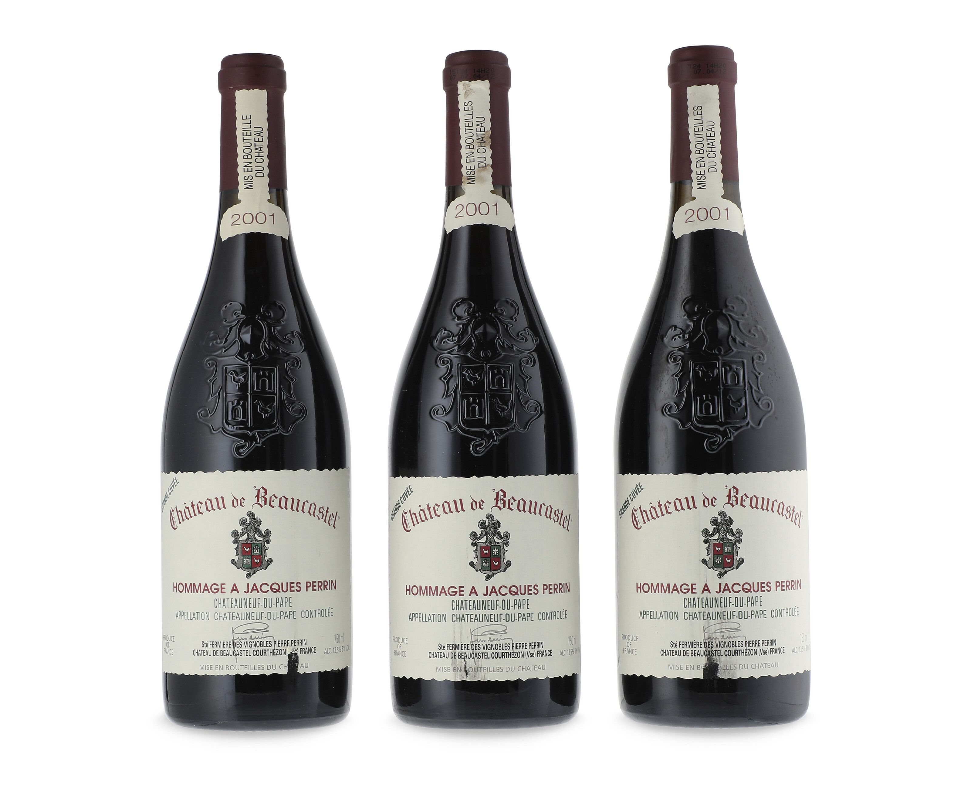 Château de Beaucastel 2001 赤ワイン Château de Beaucastel 2001