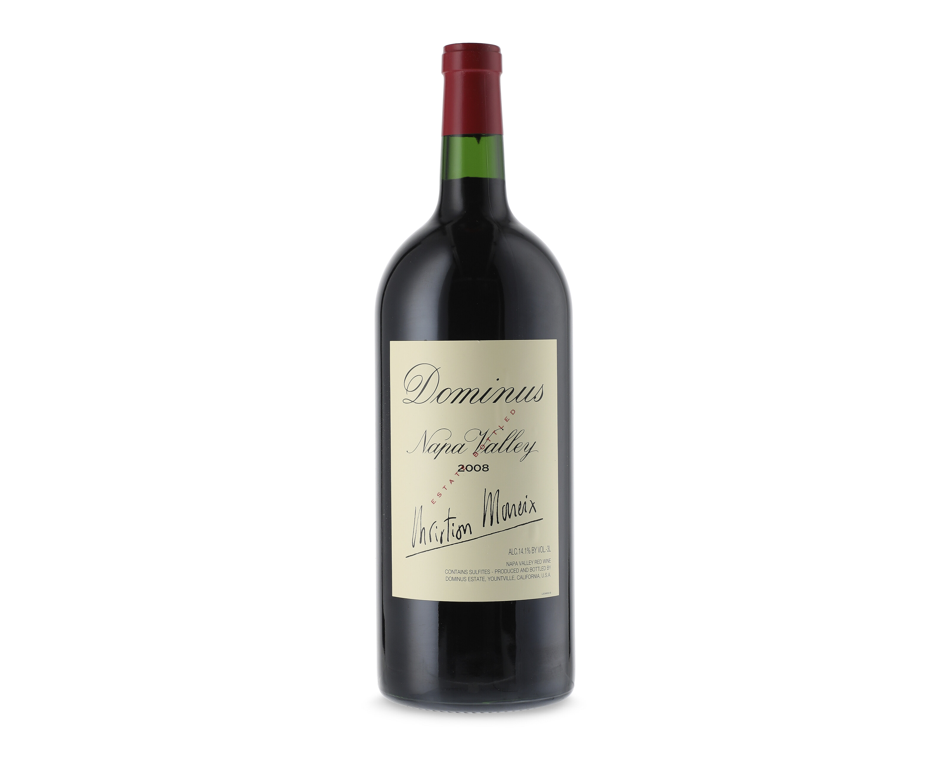 Dominus 2008, Napa ValleyVery slightly creased label | Christie’s