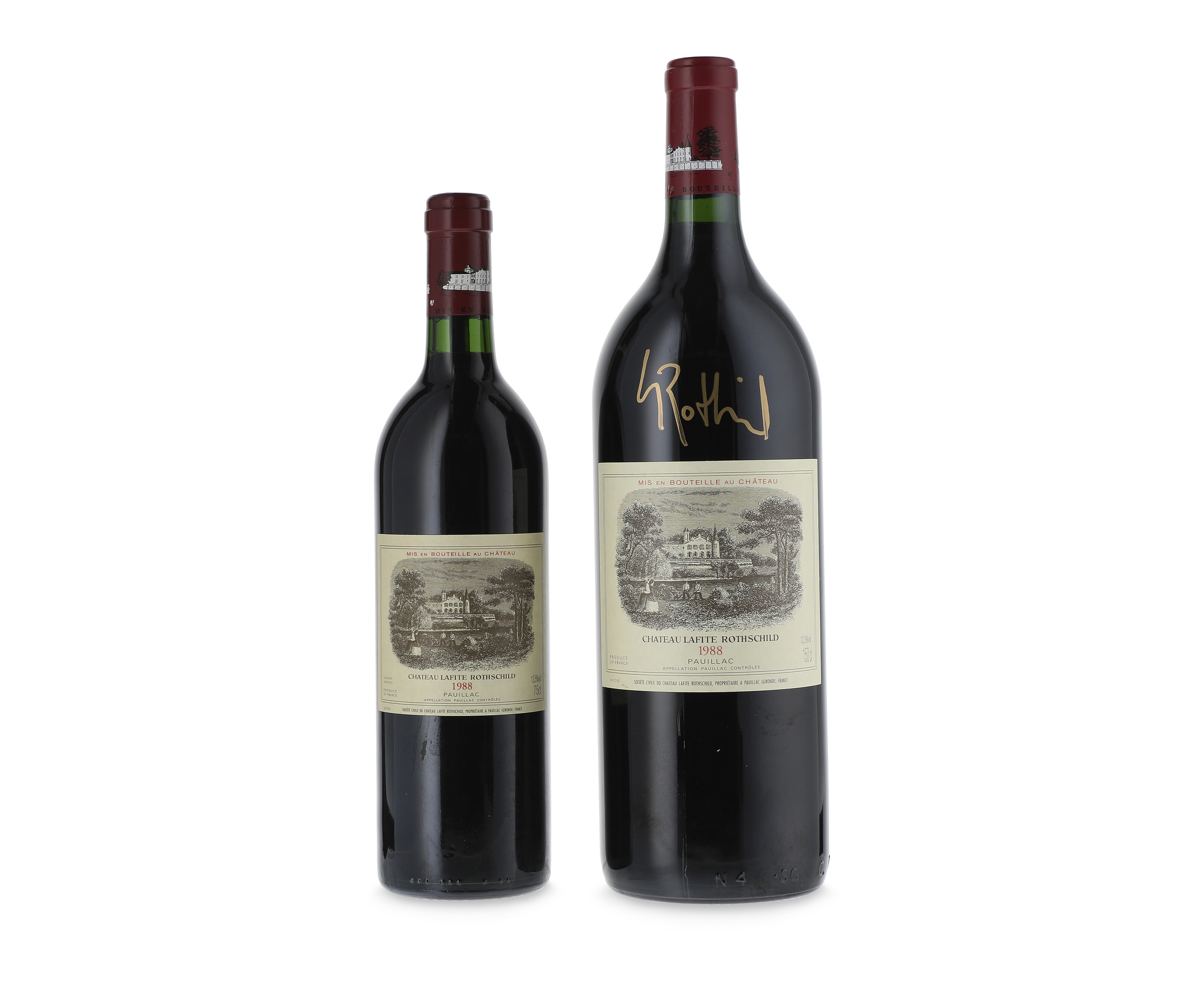 Mixed Château Lafite Rothschild 1988
