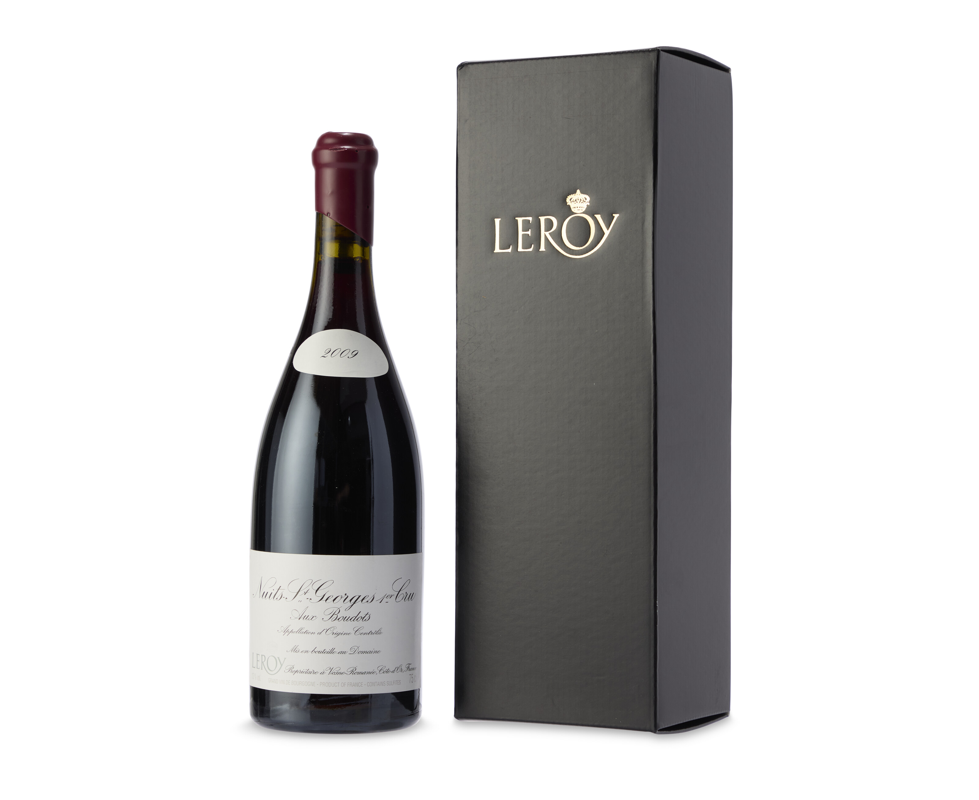 Domaine Leroy, Bourgogne, Rouge 2004, Bottle #00092, total