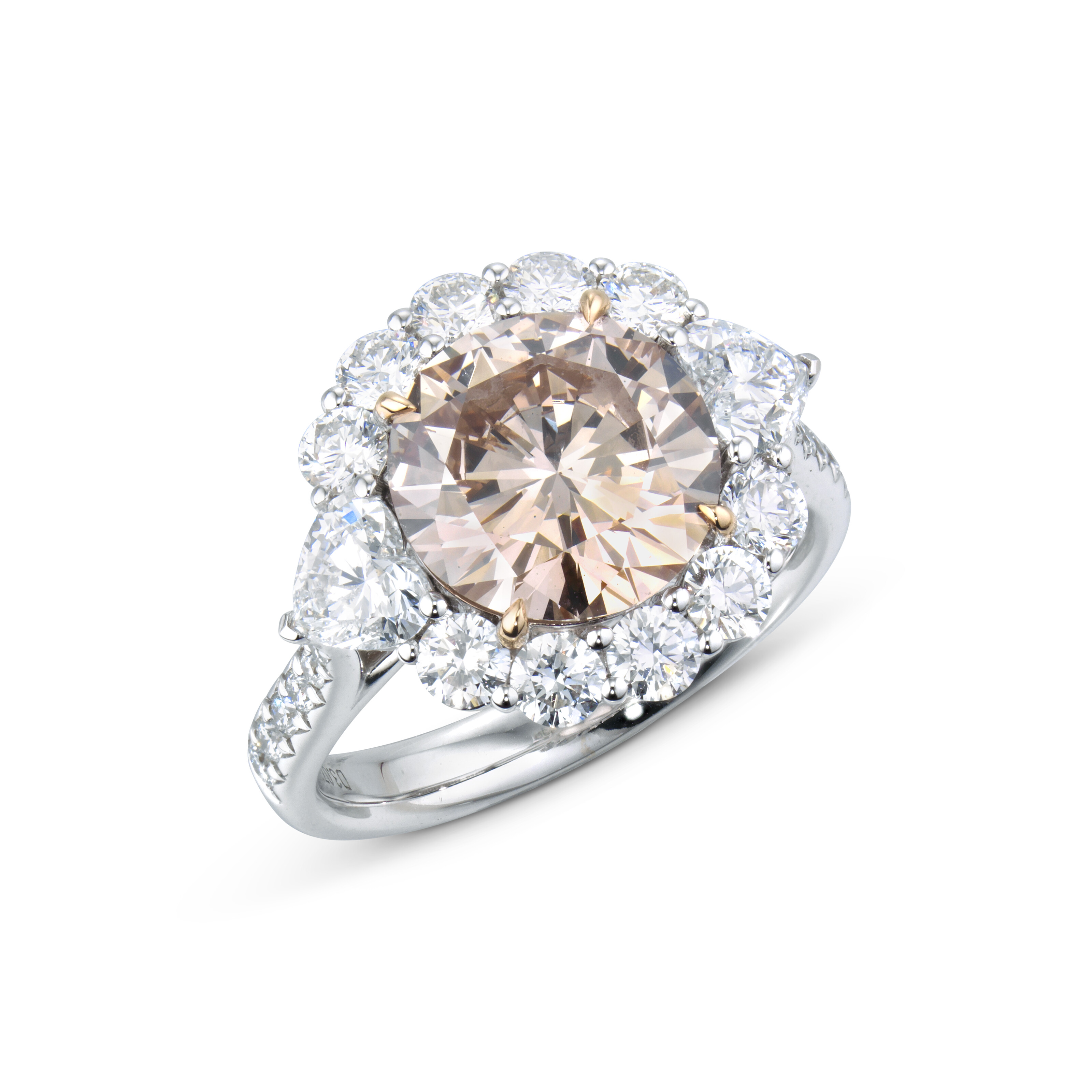 Catalog image of COLOURED DIAMOND AND DIAMOND RING