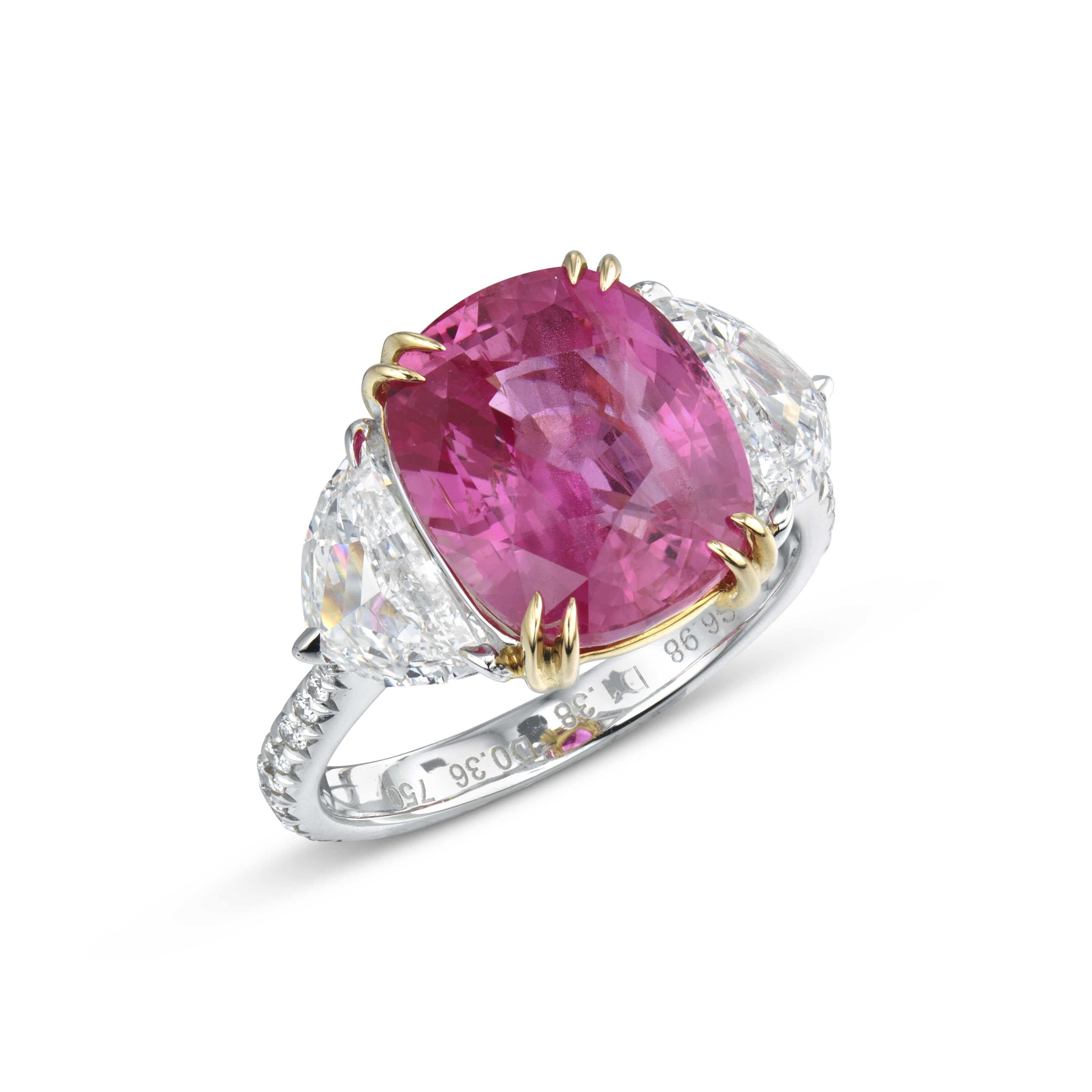 COLOURED SAPPHIRE AND DIAMOND RING, | Christie’s
