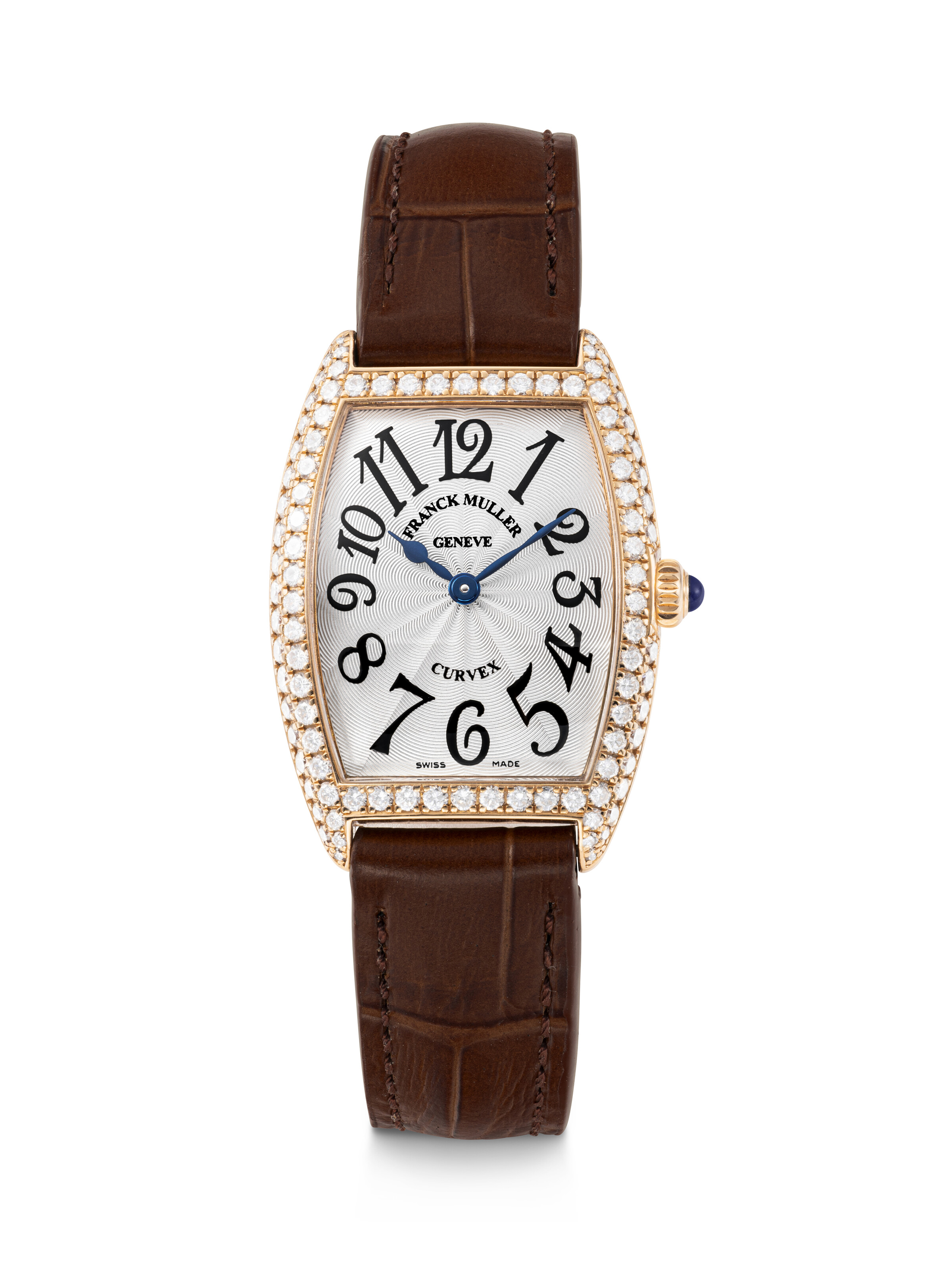 ピンクの白玉！ FRANCK MULLER, LADY'S PINK GOLD AND DIAMOND-SET WRISTWATCH, REF