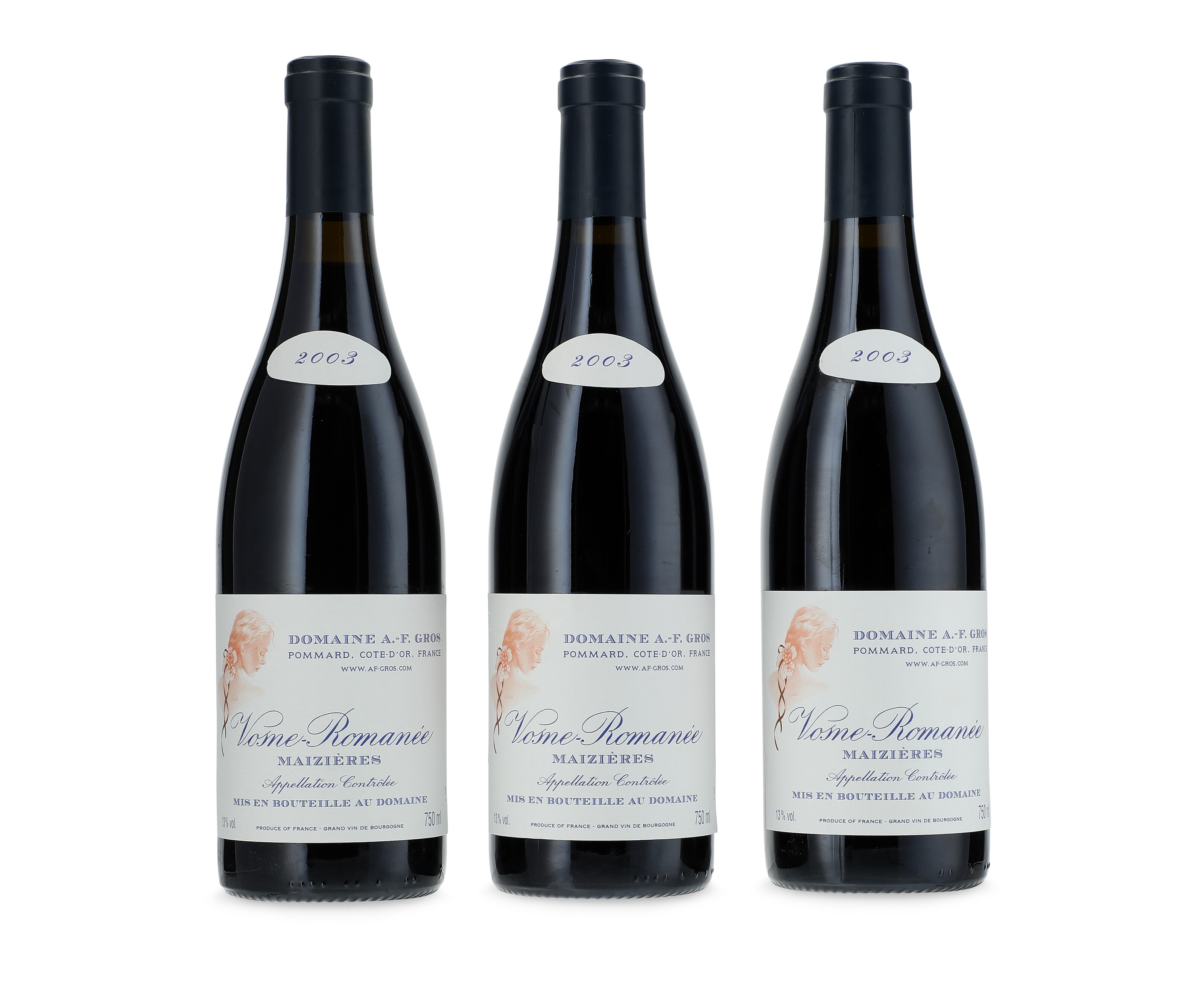 Domaine Anne-Françoise Gros, Vosne-Romanée Maizières 2003, Côte de ...