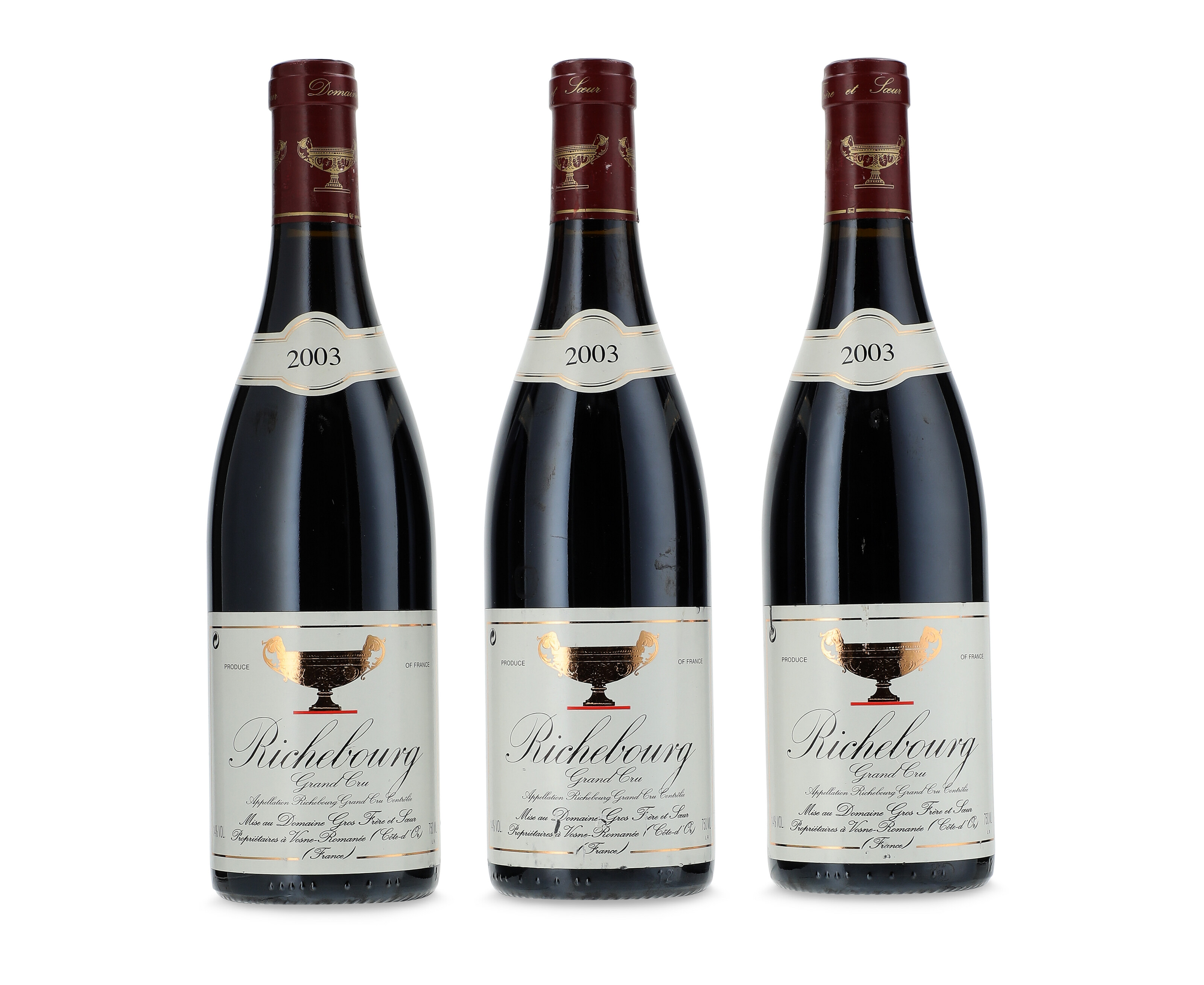 Gros Frere et Soeur, Richebourg 2003, Côte de Nuits, Grand CruScuffed ...