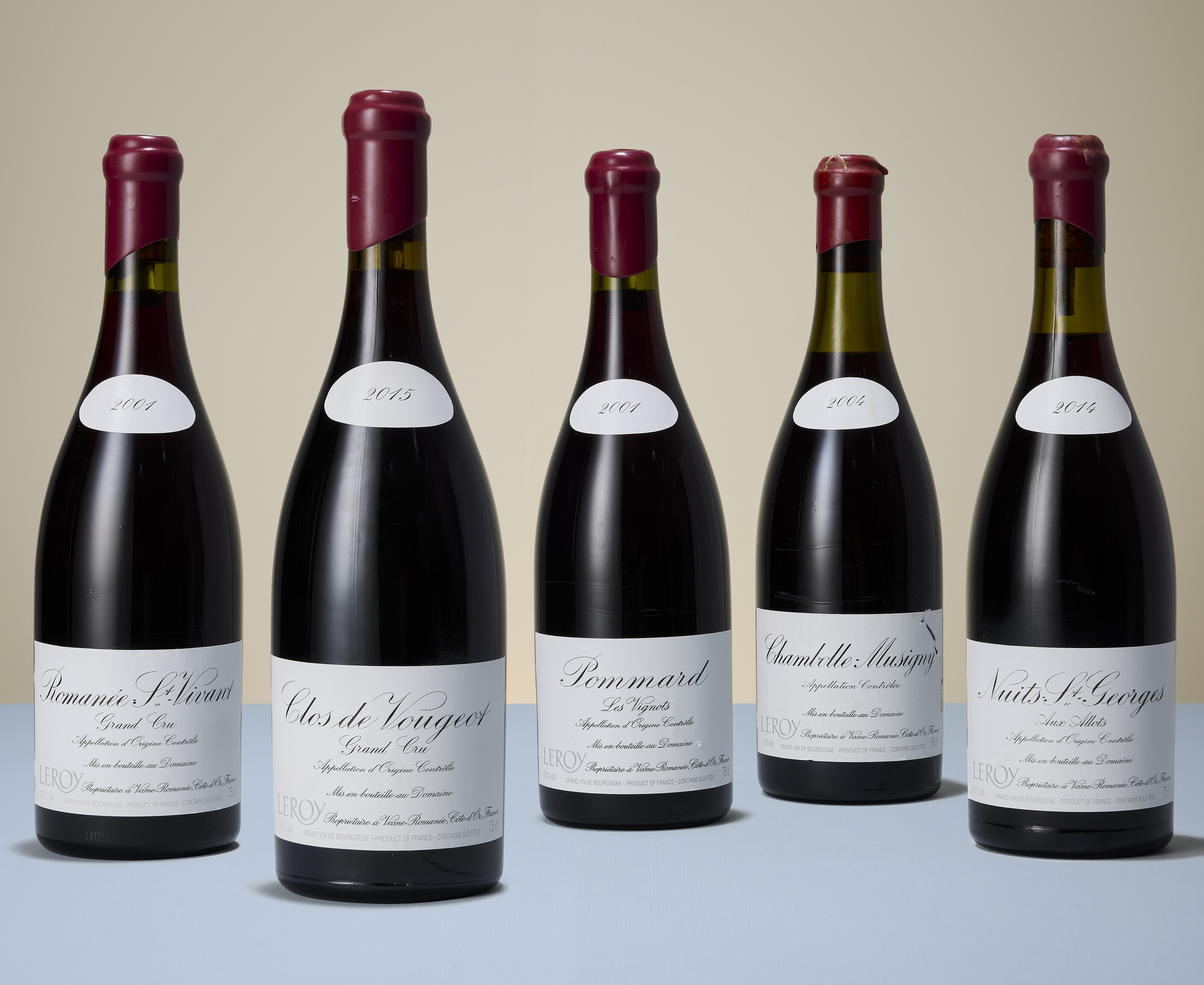 ワイン Pommard Les Vignots 2001 Domaine Leroy Domaine Leroy, Pommard, Les Vignots 2001, Bottle #s3706-3711