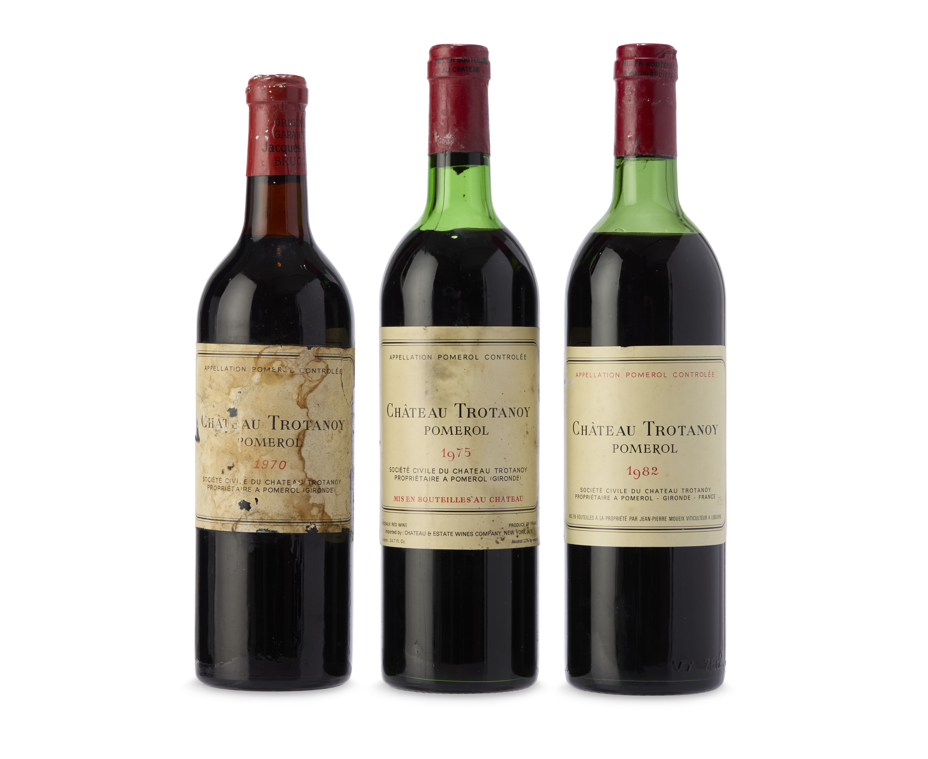 Petrus 1999, u.bn or better, slightly stained labels with 1