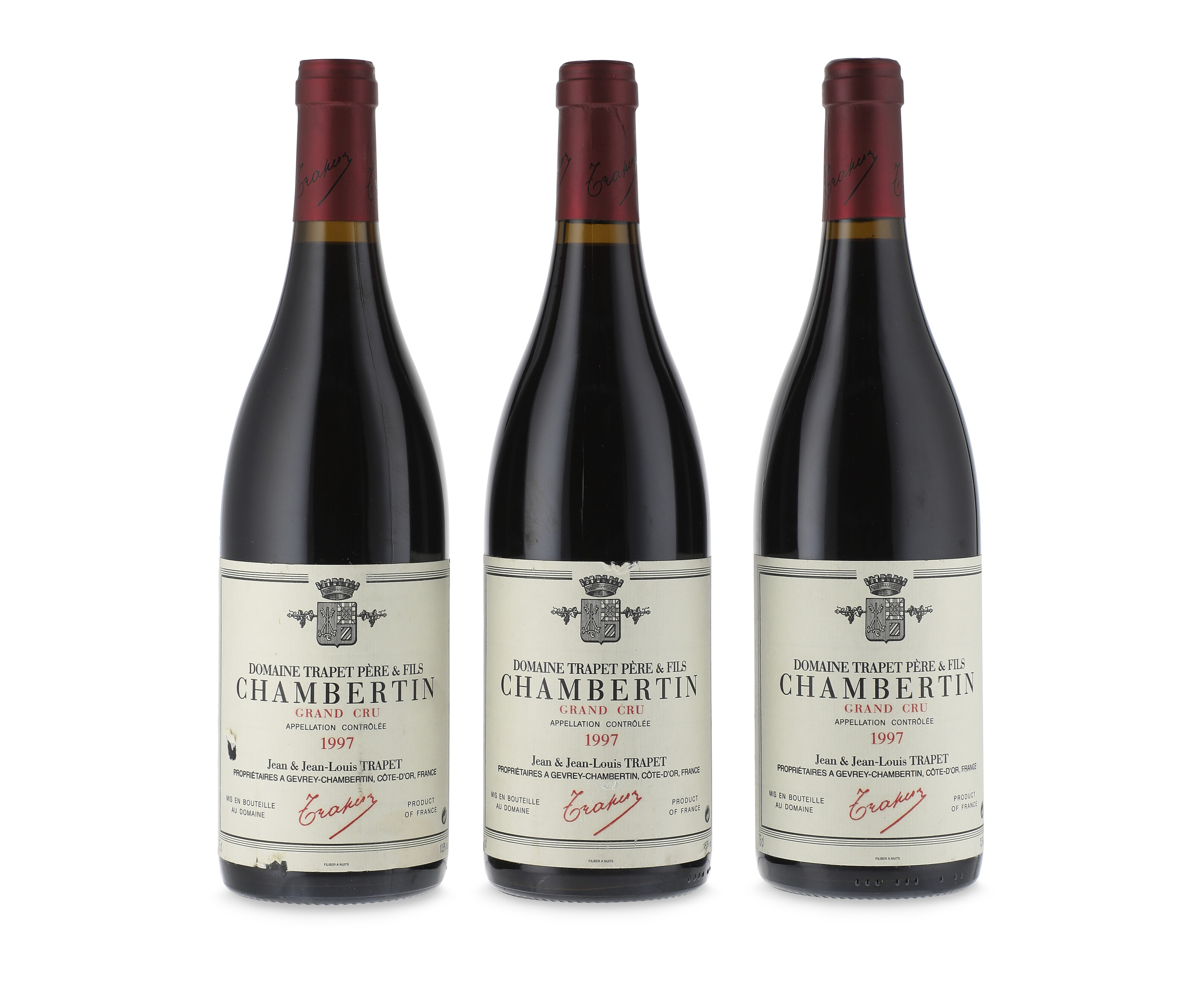 Maison Louis Latour, Chambertin, Cuvée Heritiers 1985, Bin-soiled