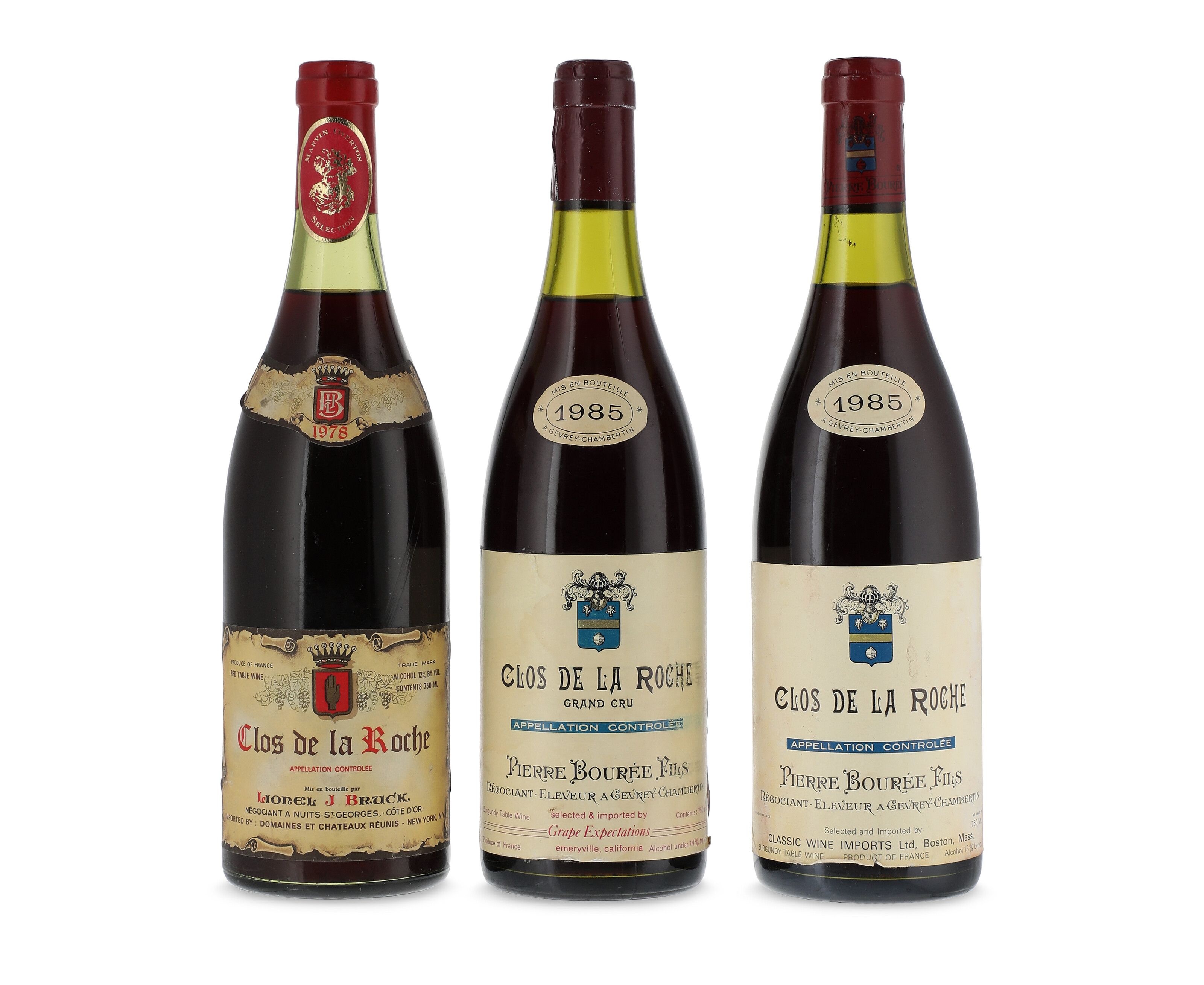 Mixed Clos de la Roche, 1978 Lionel J. Bruck, Clos de la Roche