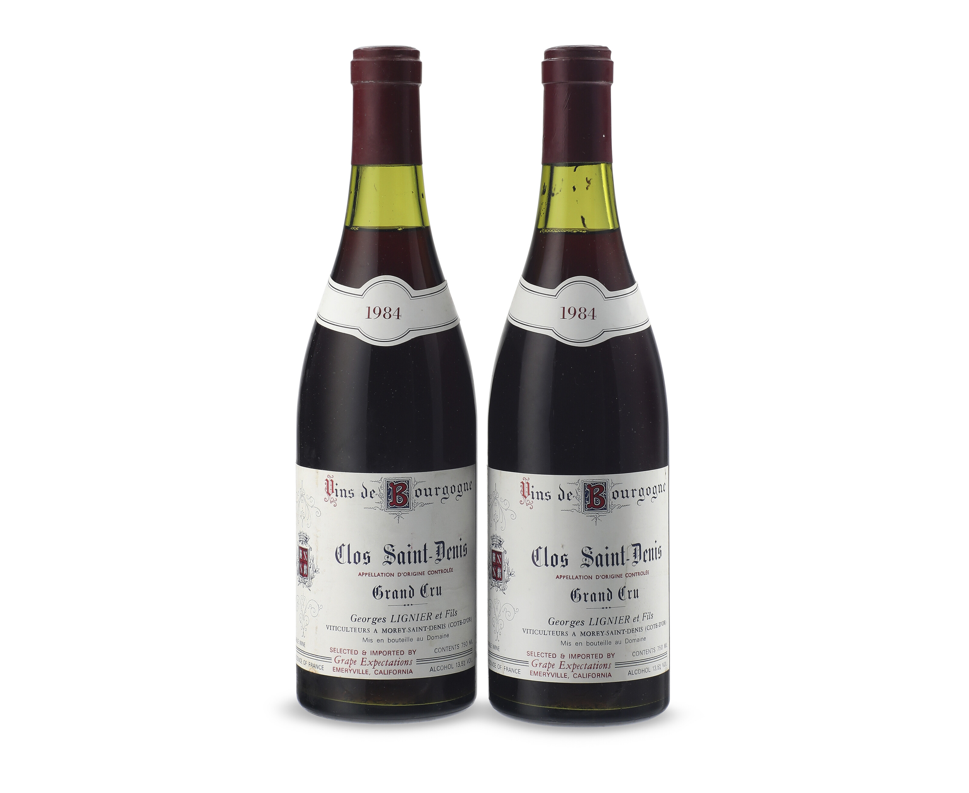 Georges Lignier et Fils, Clos Saint-Denis 1984, Côte de Nuits, Grand ...