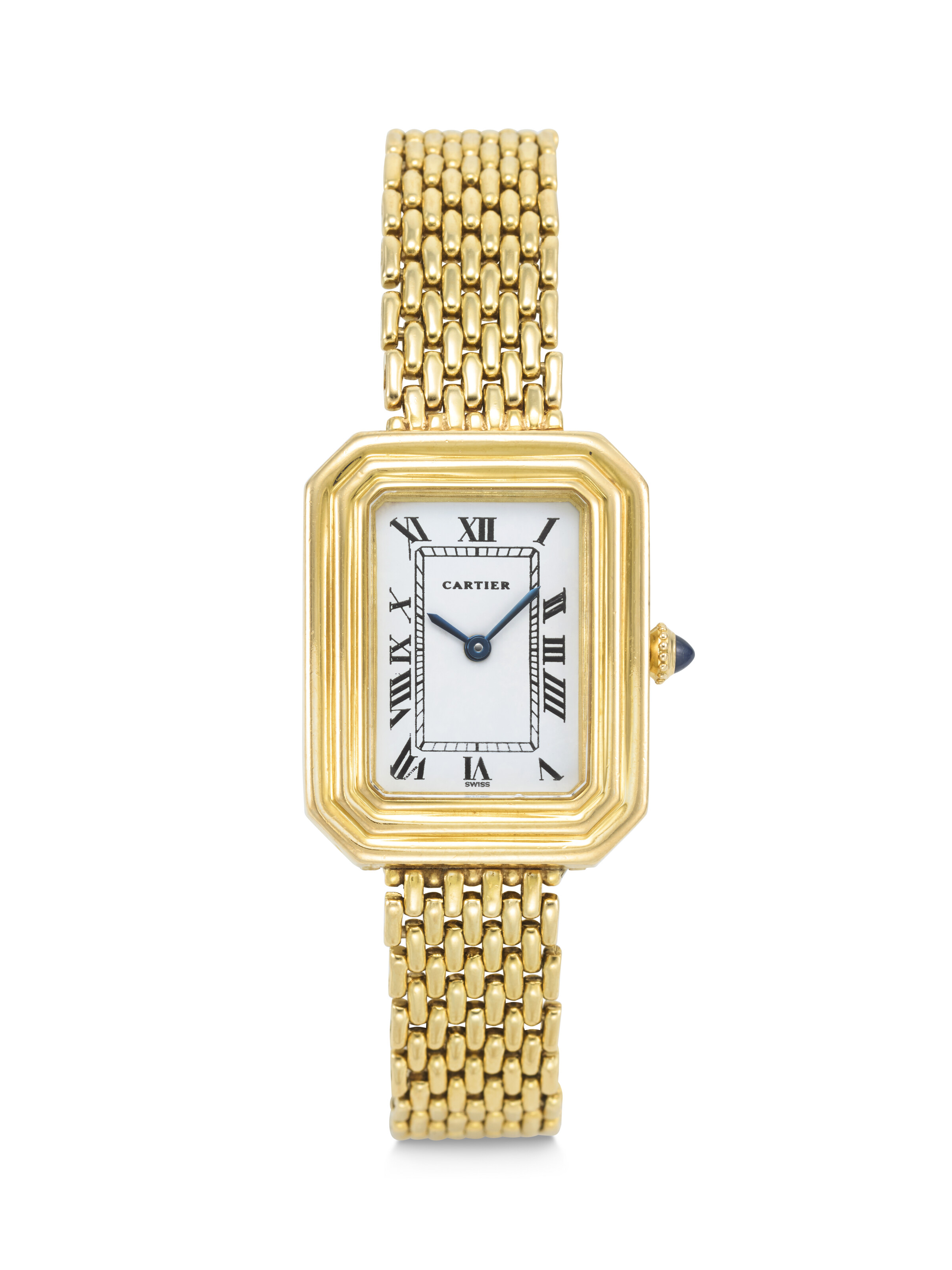 CARTIER, EXTREMELY RARE 18K GOLD 'CRISTALLOR' WITH INTEGRATED 18K