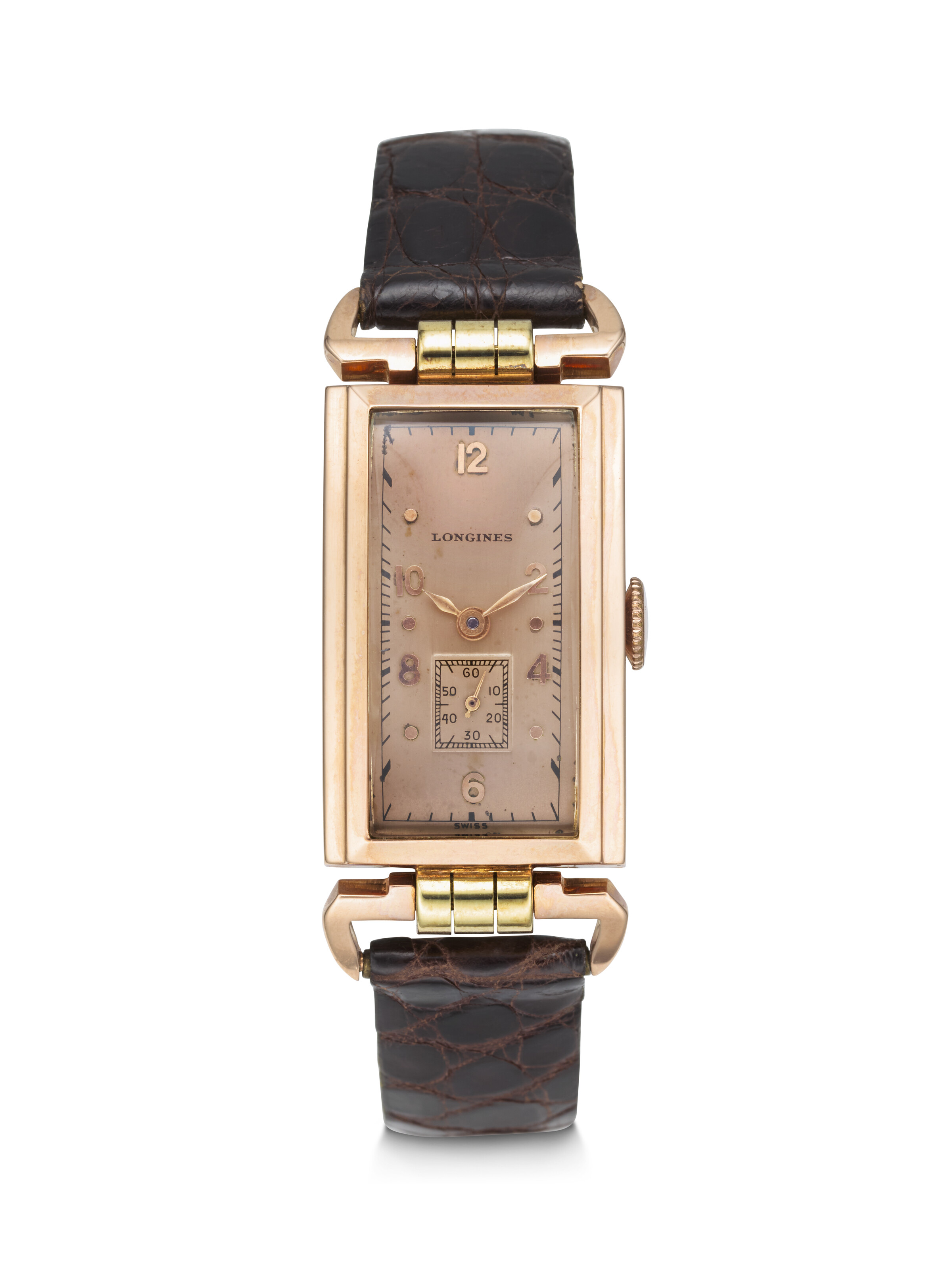 VULCAIN, RARE LIMITED EDITION 18K PINK GOLD WORLD TIME ALARM