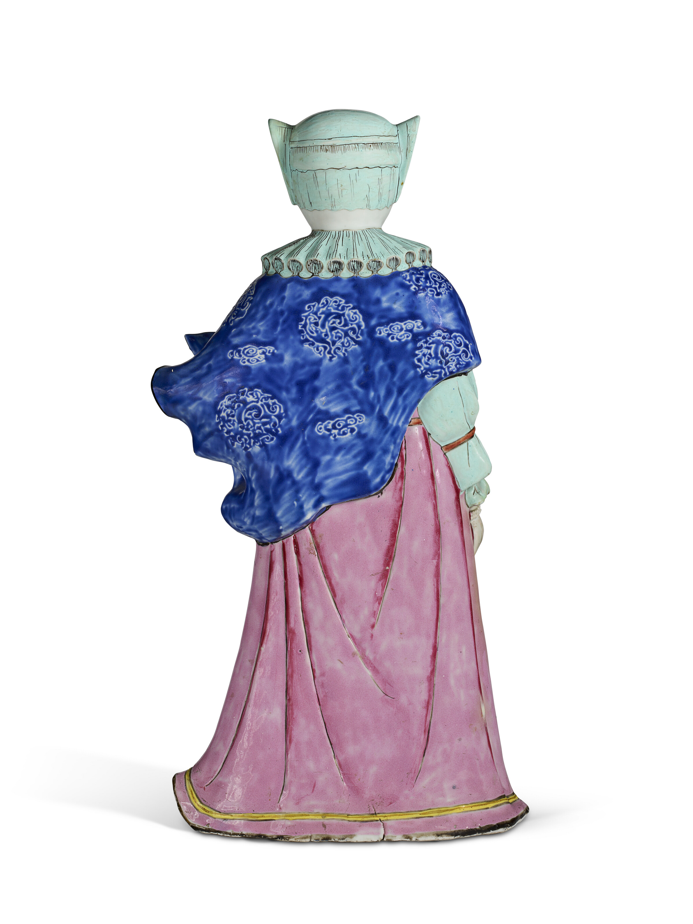 A CHINESE EXPORT PORCELAIN FIGURE OF JEWISH WOMAN, QIANLONG PERIOD