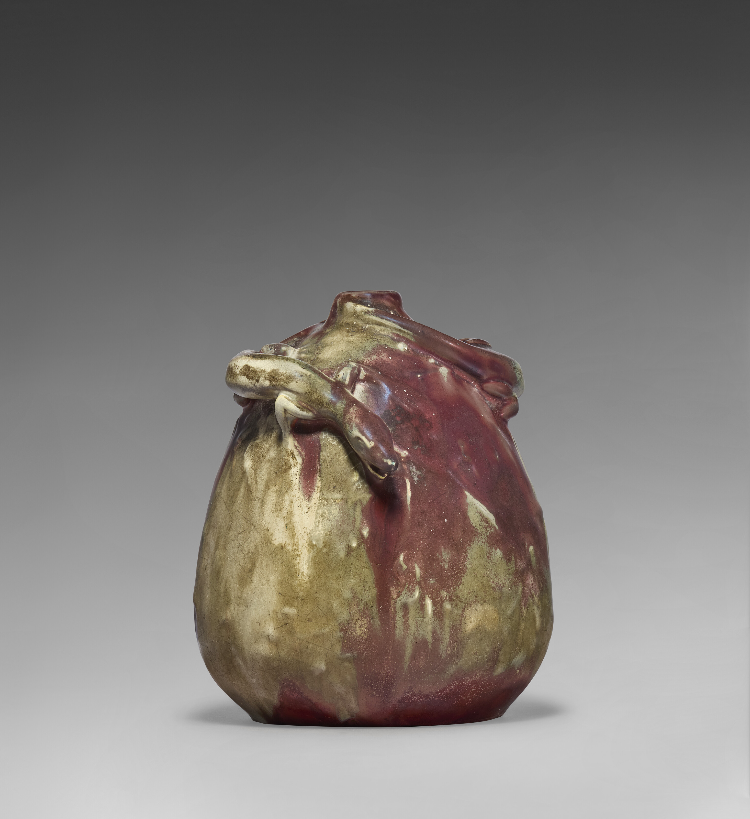 Catalog image of 'Gourde aux Lézards' Vase, circa 1900
