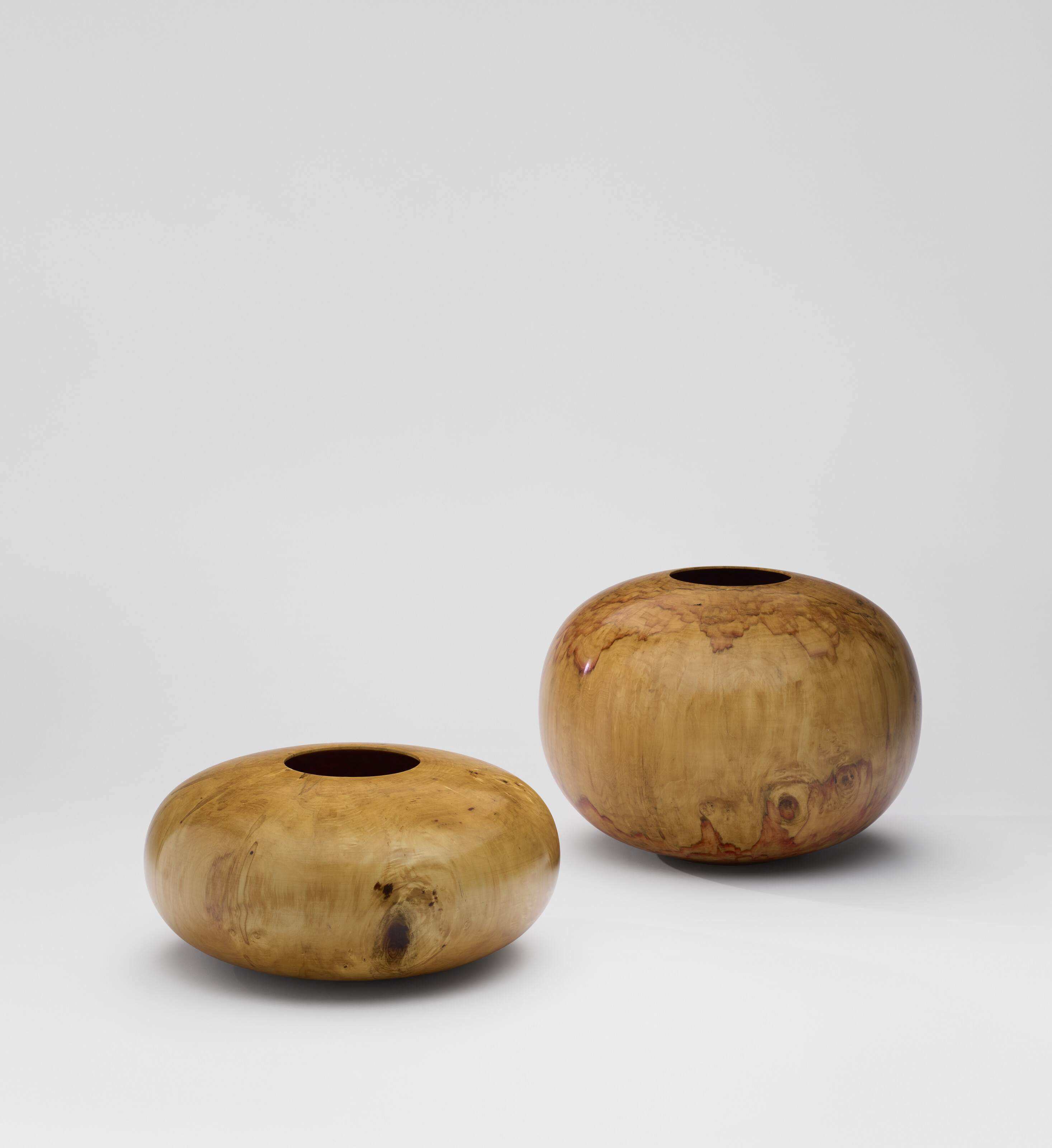 Catalog image of Pair of Turned Vessels, circa 1970
