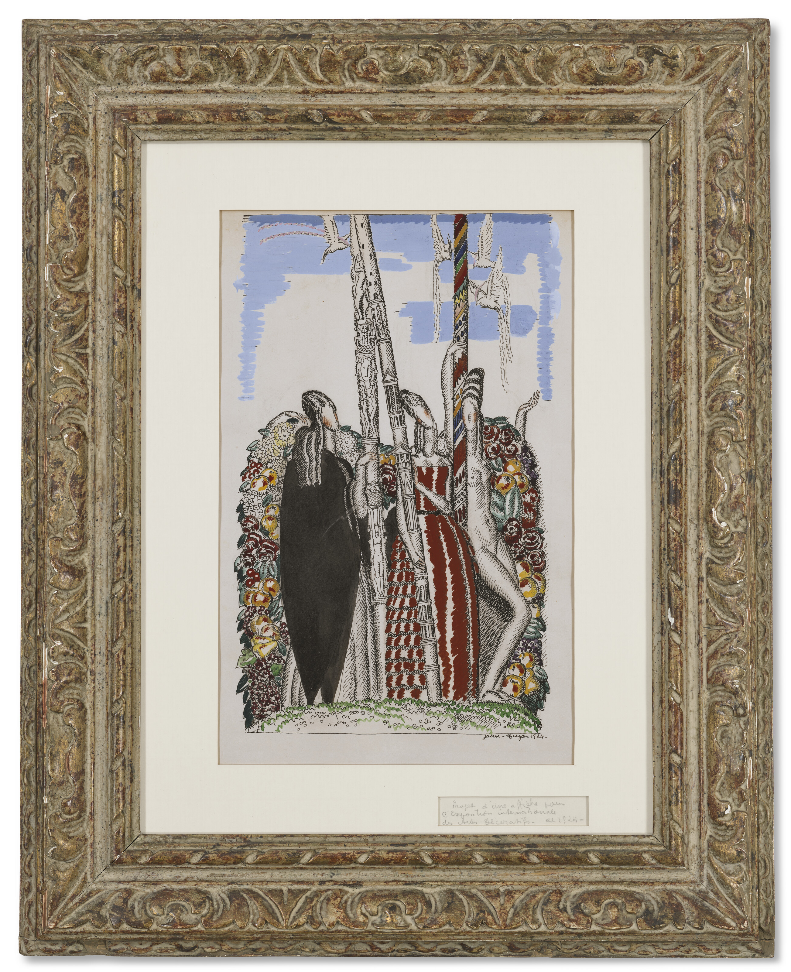 JEAN DUPAS (1882-1964), Drawing, 1924 | Christie's