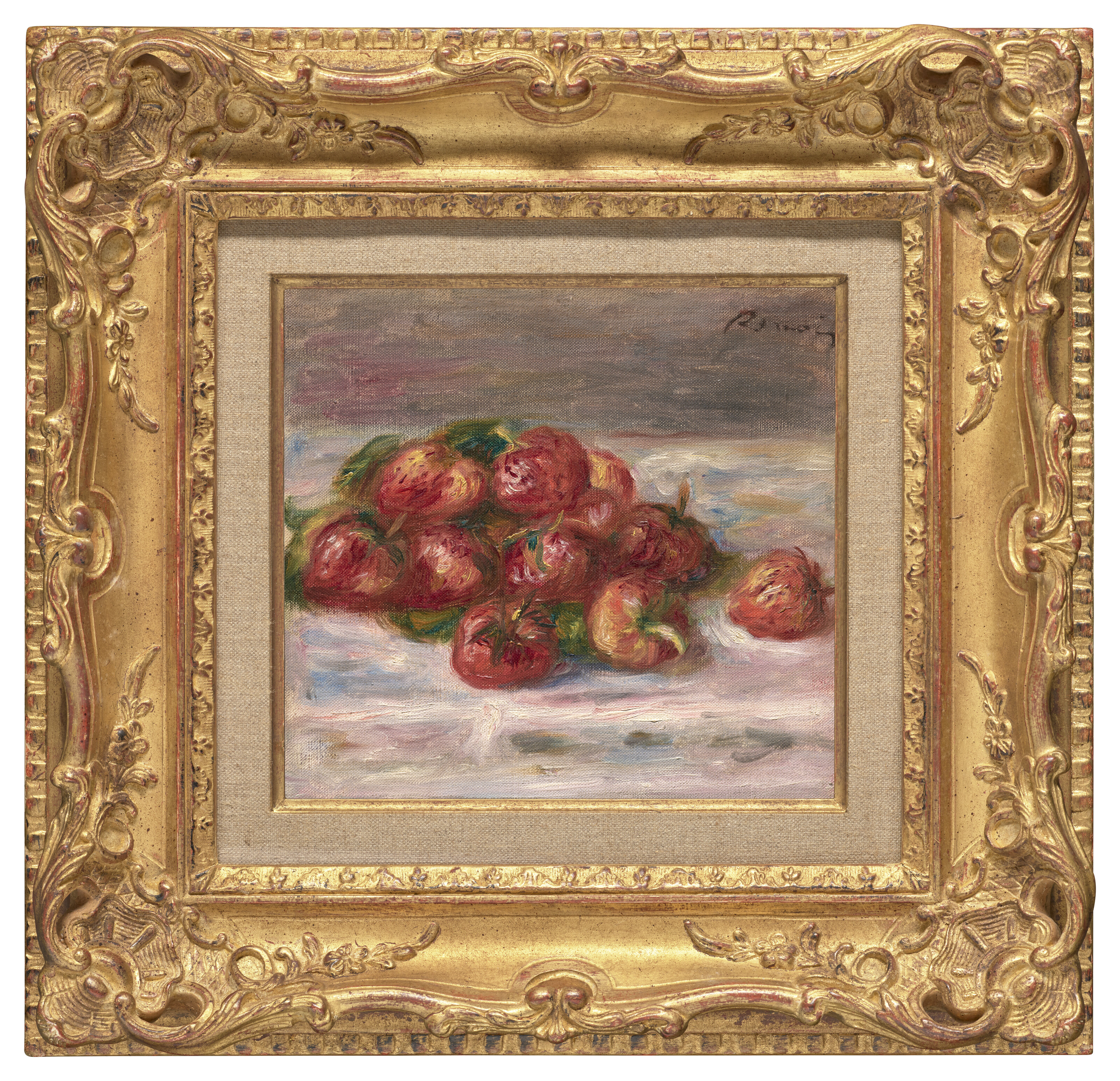 PIERRE-AUGUSTE RENOIR (1841-1919), Nature morte aux fraises
