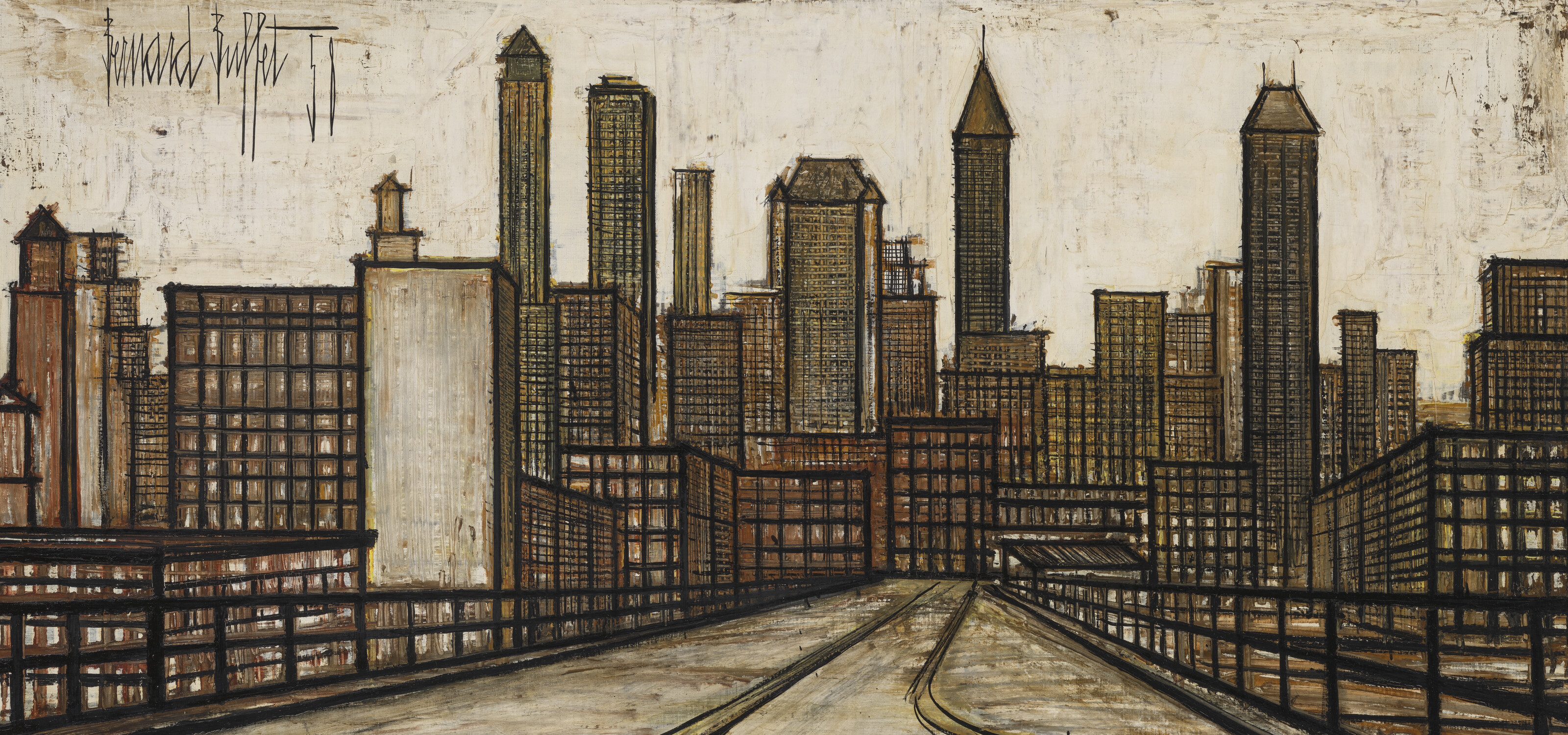 BERNARD BUFFET (1928-1999), New York, Manhattan | Christie's