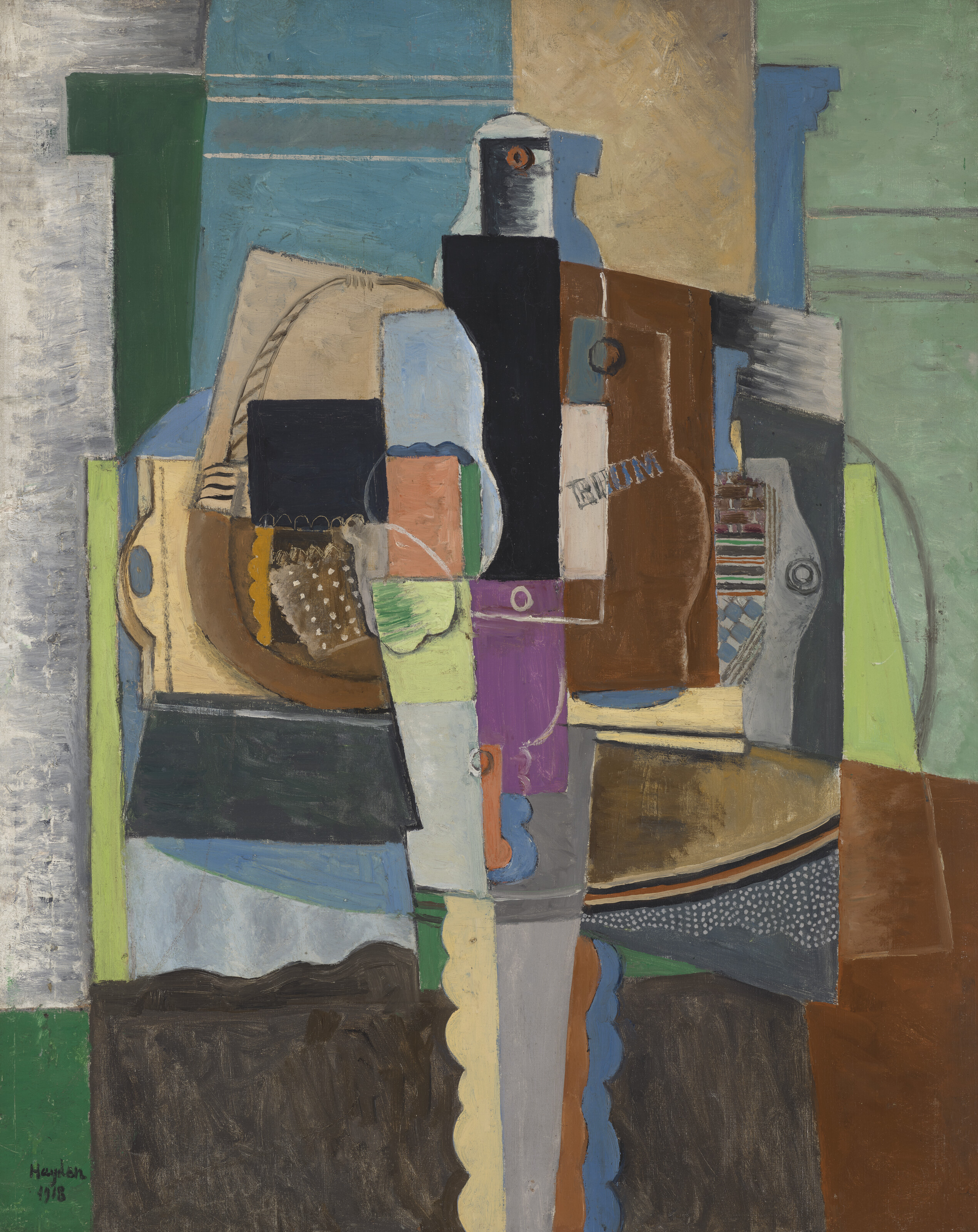 HENRI HAYDEN (1883-1970), Nature morte à la bouteille de rhum