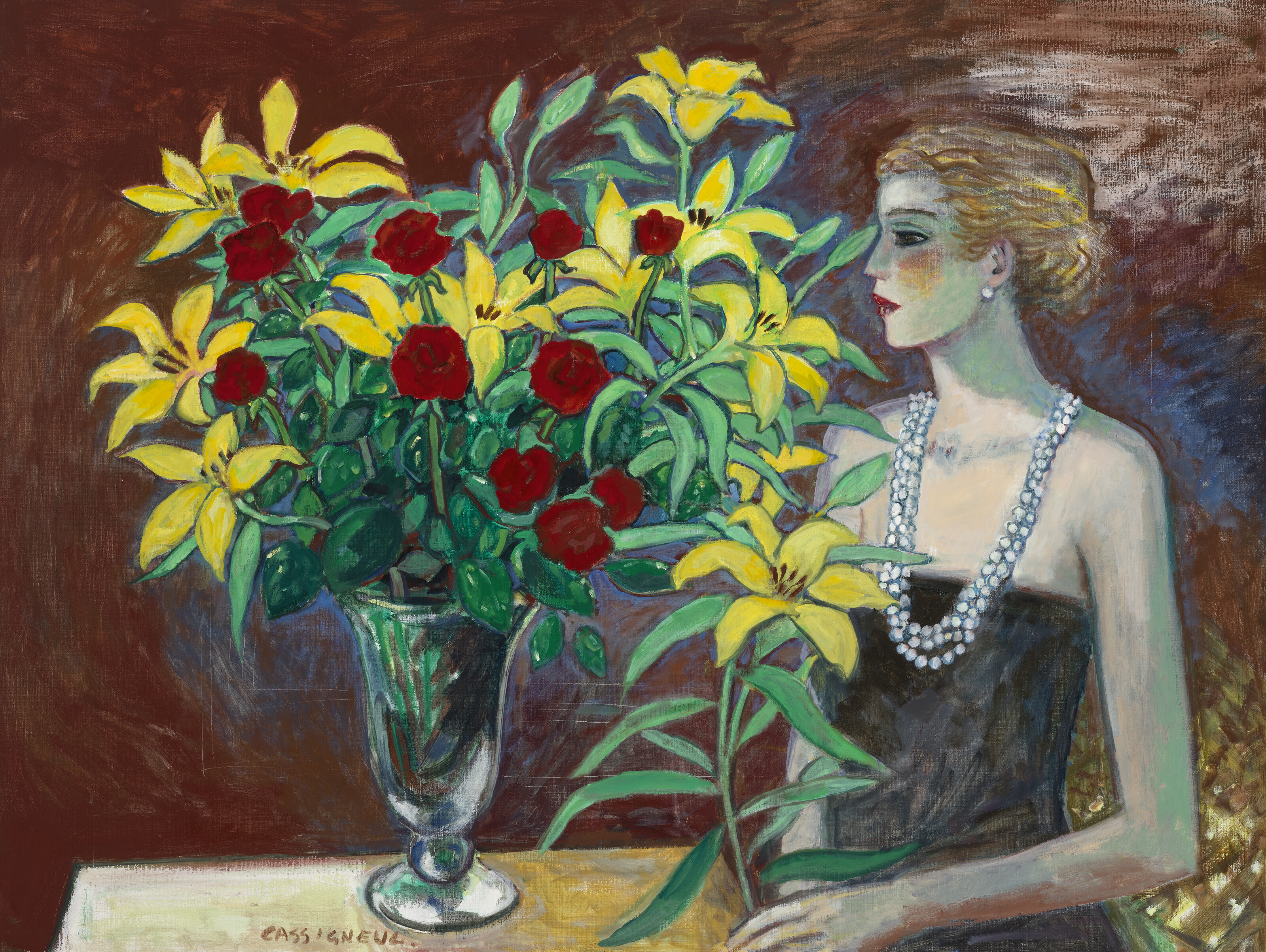 JEAN-PIERRE CASSIGNEUL (b. 1935), Les lys jaunes | Christie's