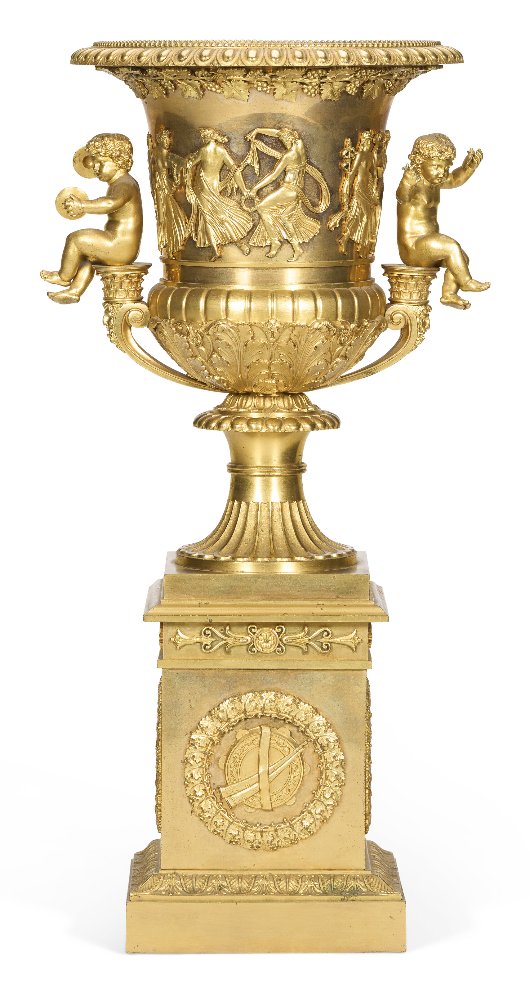 A CHARLES X ORMOLU URN, BY PIERRE-PHILIPPE THOMIRE, CIRCA 1825