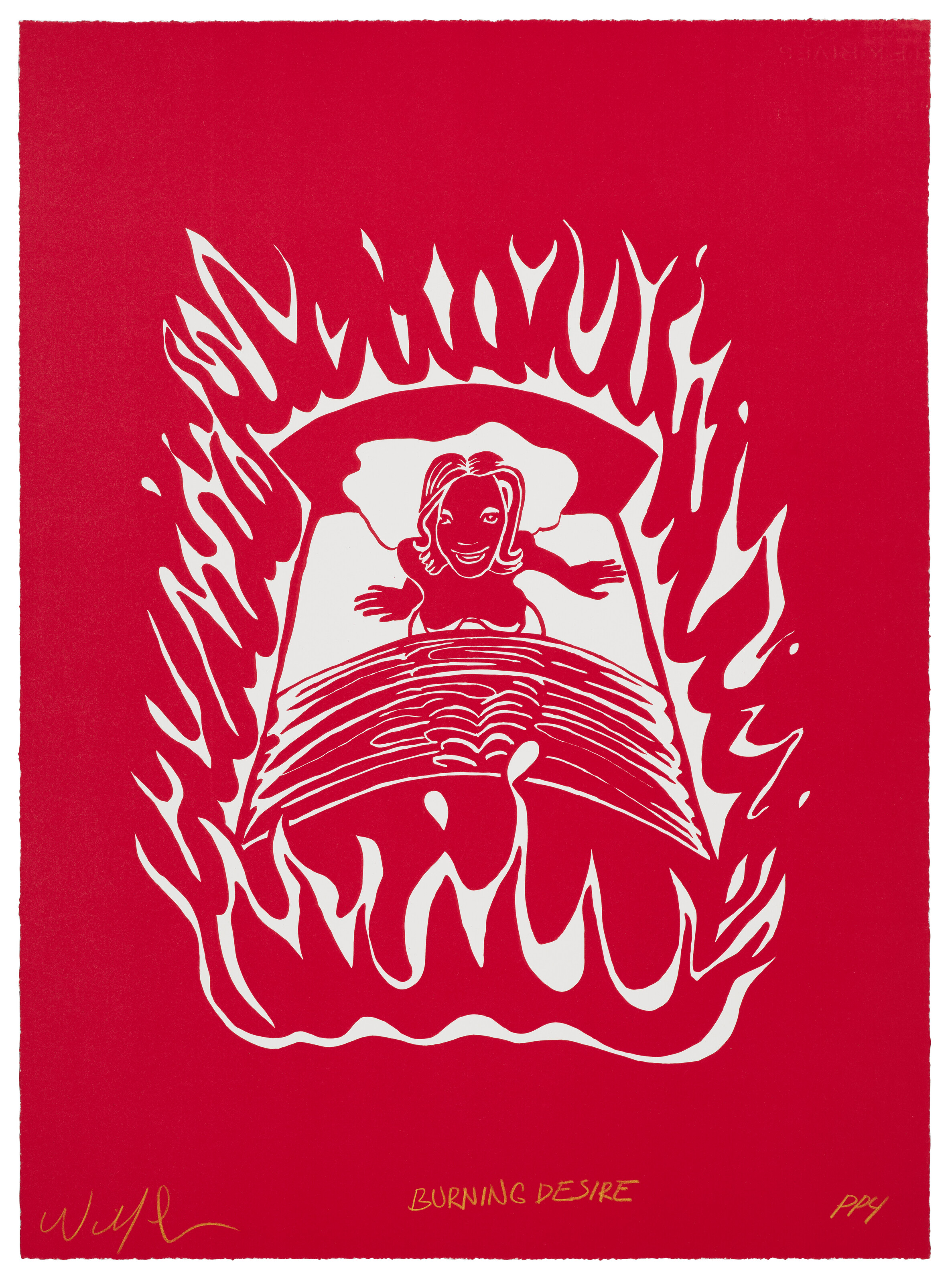 Catalog image of Burning Desire, from Ecstasy: Exit Art Portfolio 2010