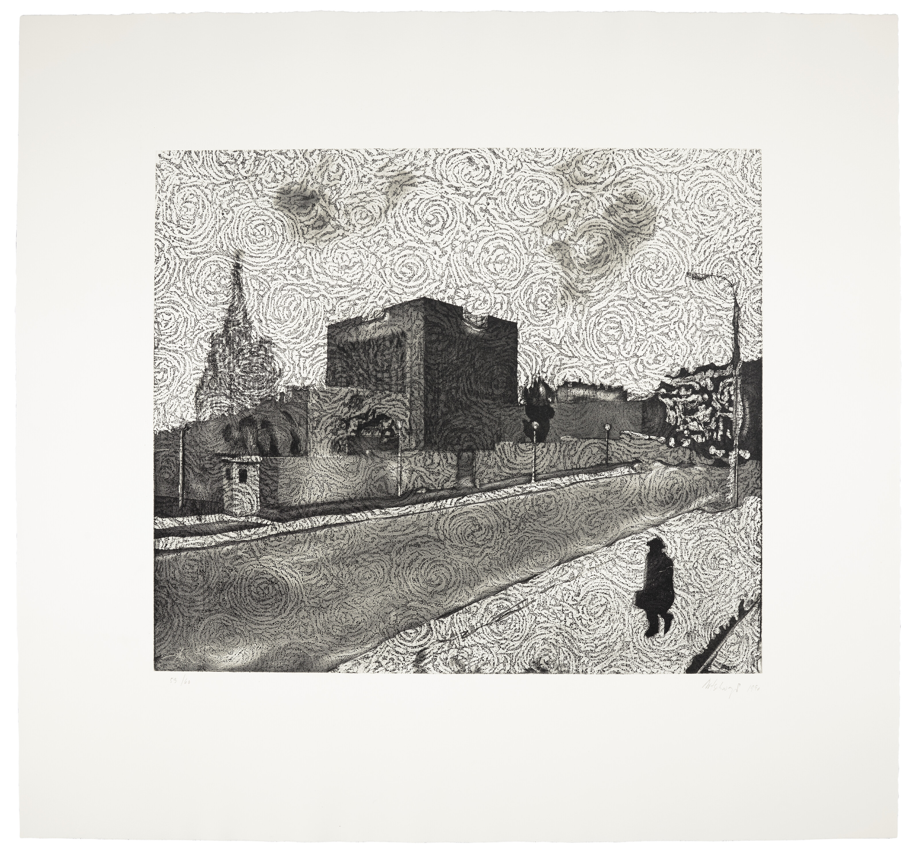 RICHARD ARTSCHWAGER (1923-2013), Building Riddled with Listening