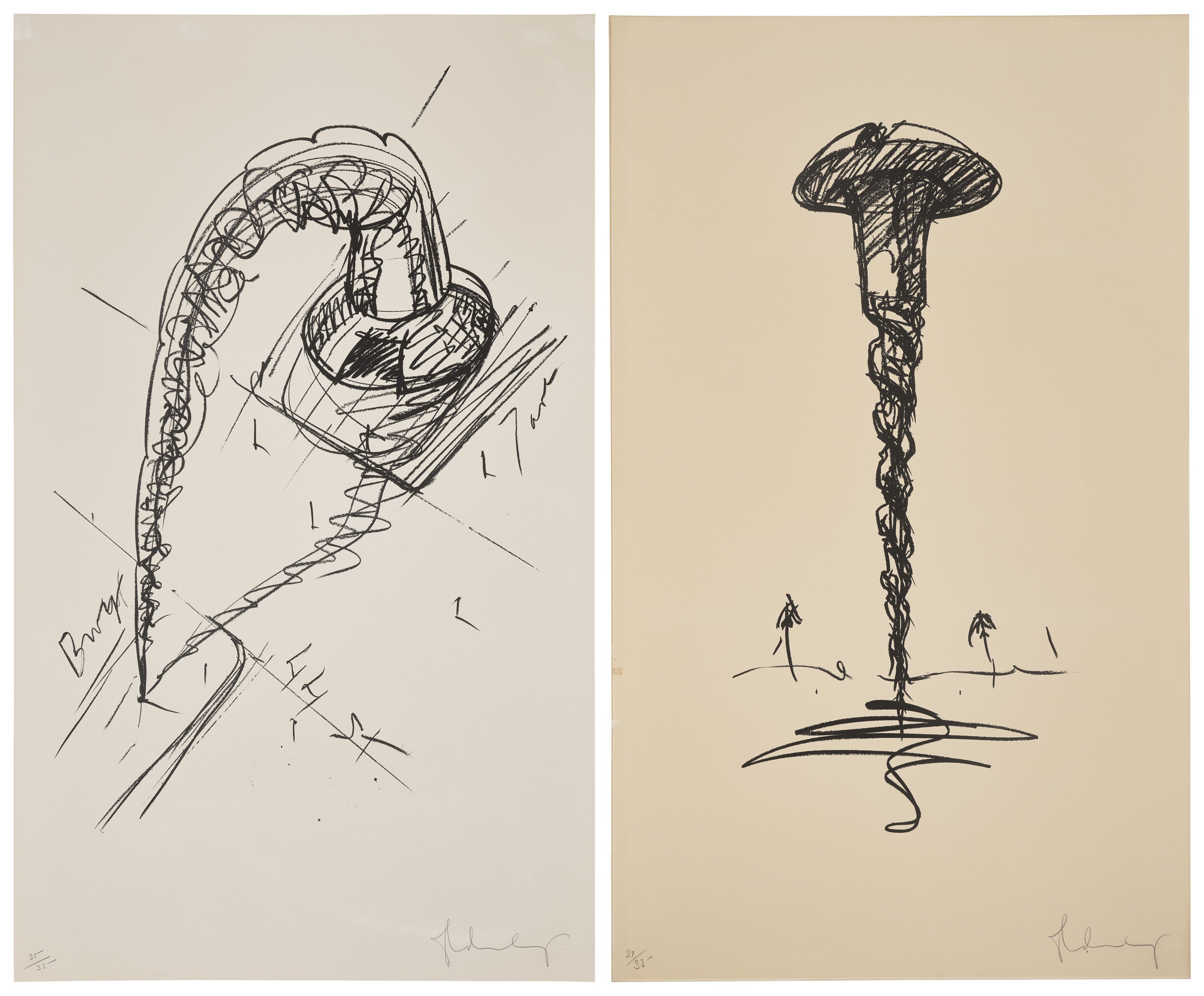 CLAES OLDENBURG (1929-2022), Two prints by the artist | Christie's