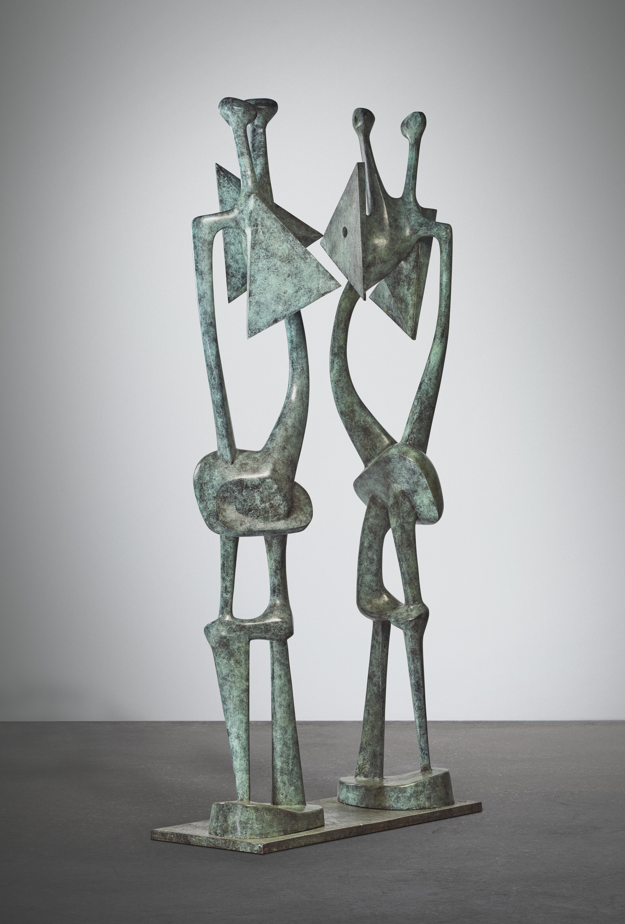 HENRY MOORE (1898-1986), Double Standing Figure | Christie's