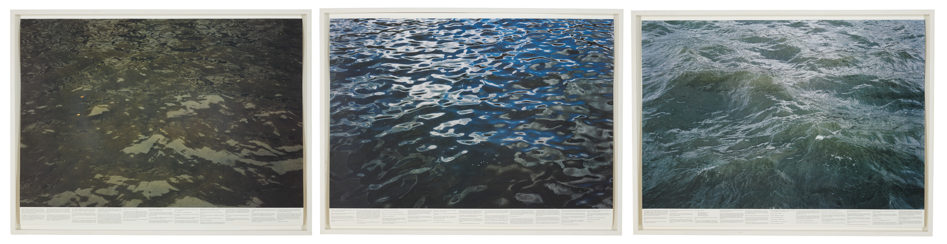 RONI HORN (B. 1955), Still Water (The River Thames, For Example
