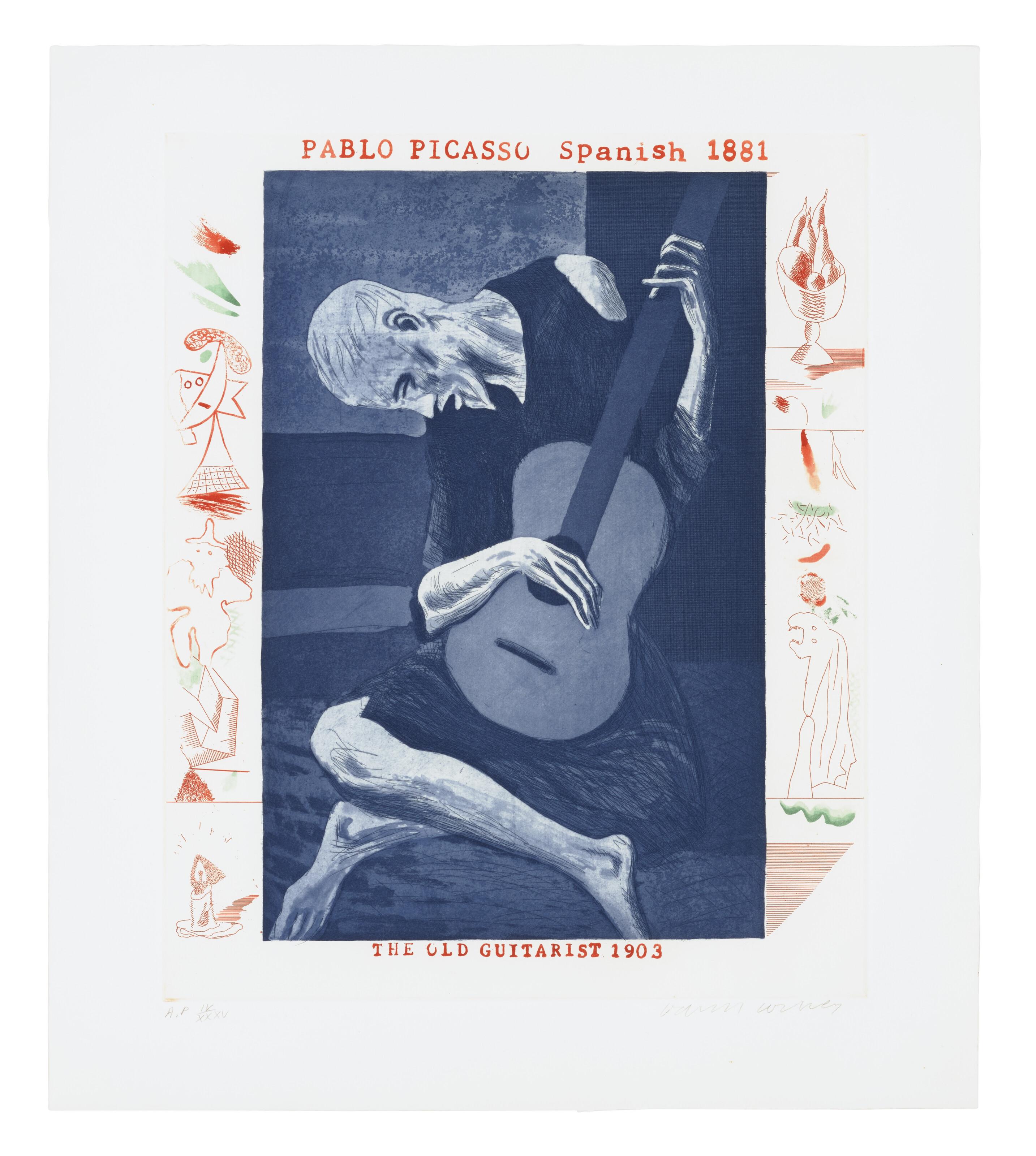 DAVID HOCKNEY (B. 1937), The Blue Guitar: ten prints | Christie's