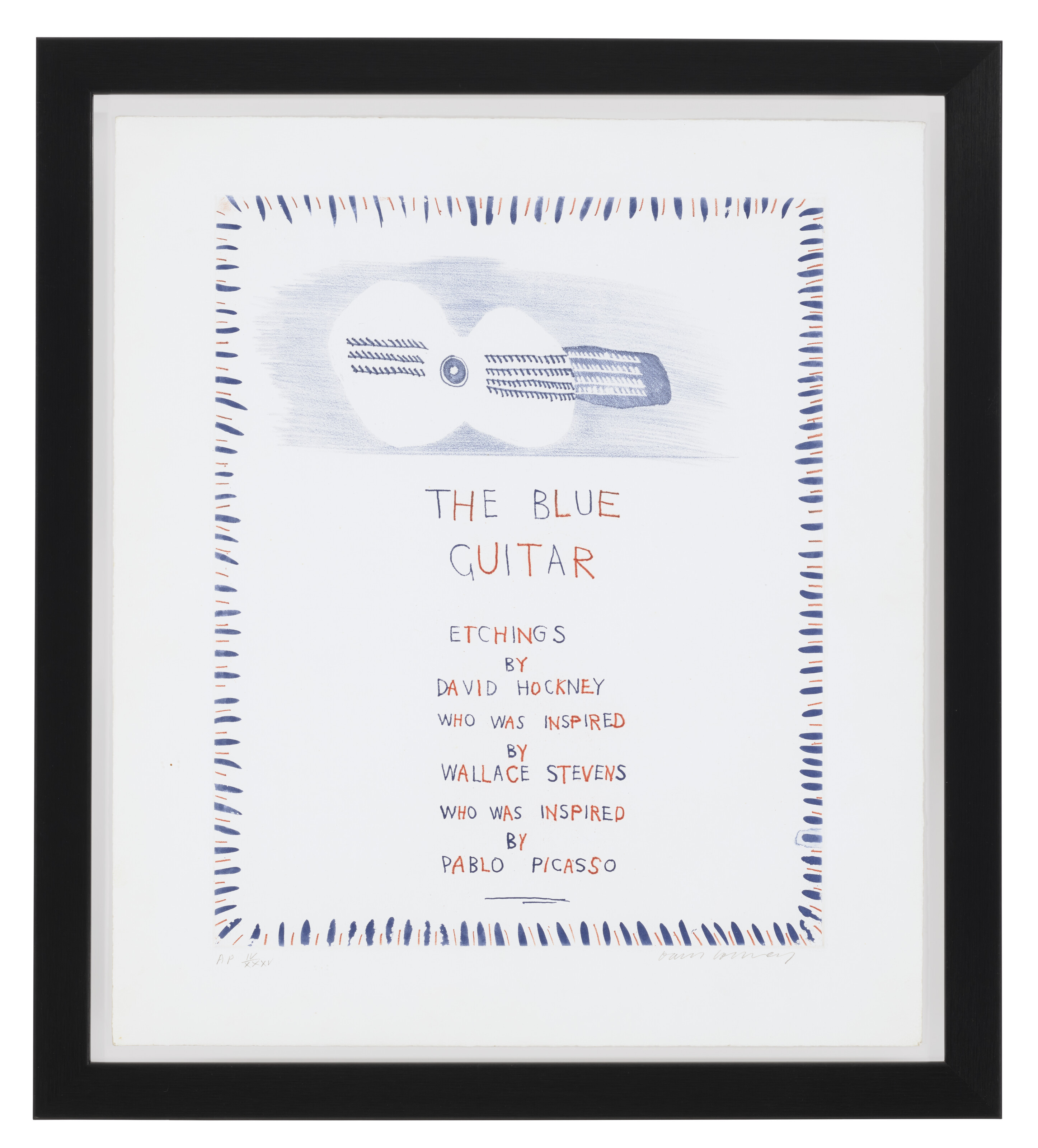 DAVID HOCKNEY (B. 1937), The Blue Guitar: ten prints | Christie's