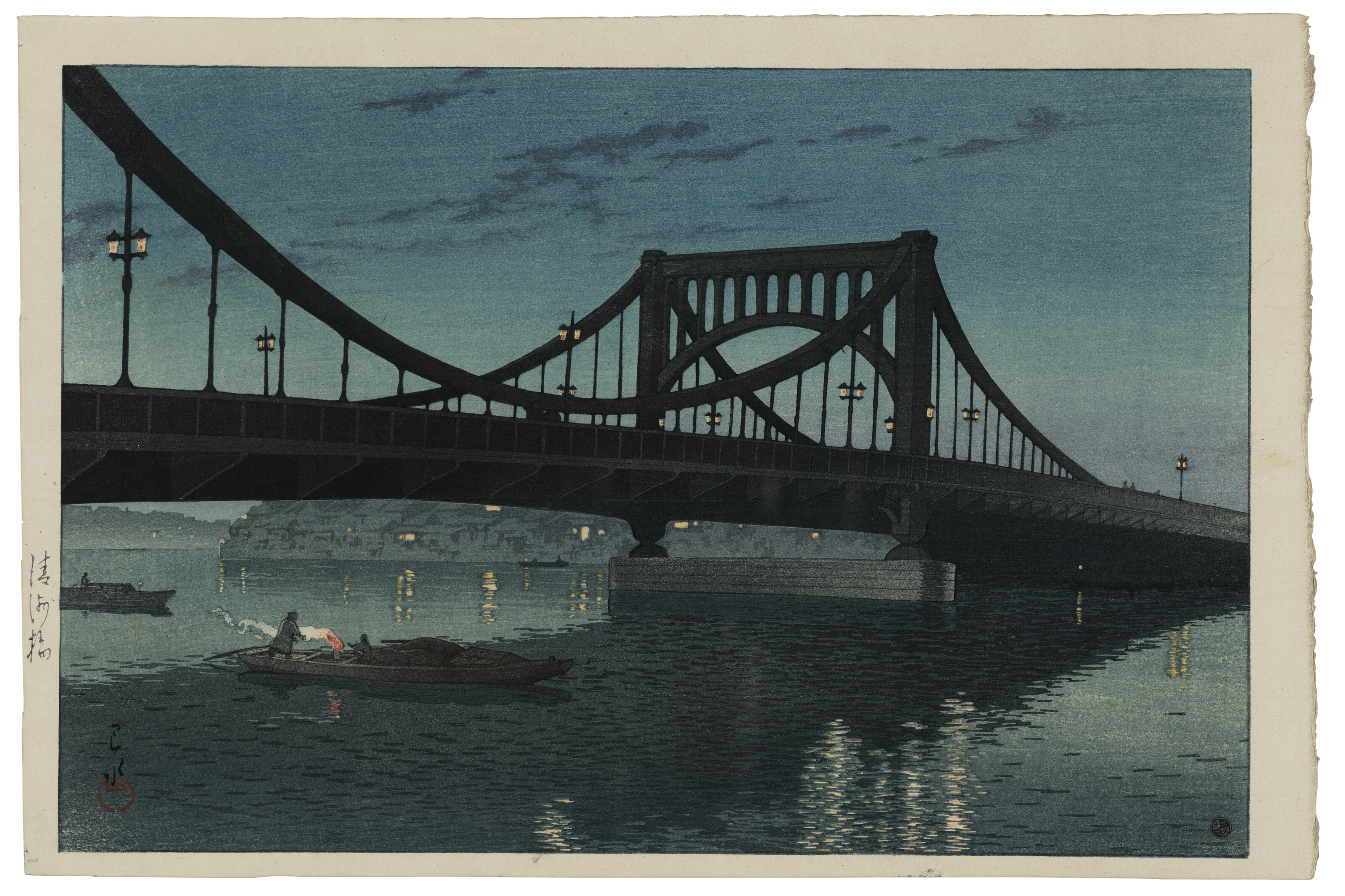 KAWASE HASUI (1883-1957), Kiyosubashi Bridge | Christie’s